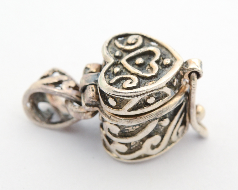 Sterling Silver Pendants and Locket