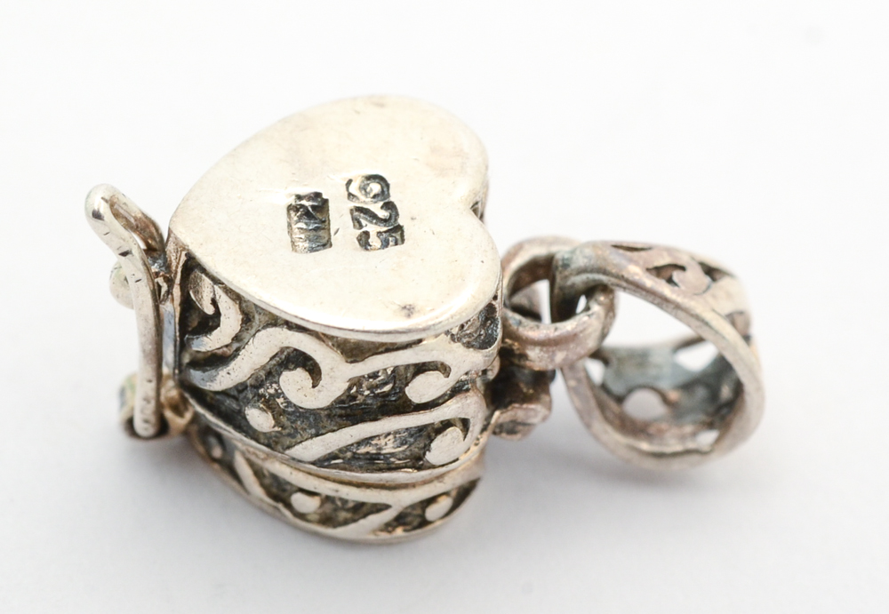 Sterling Silver Pendants and Locket