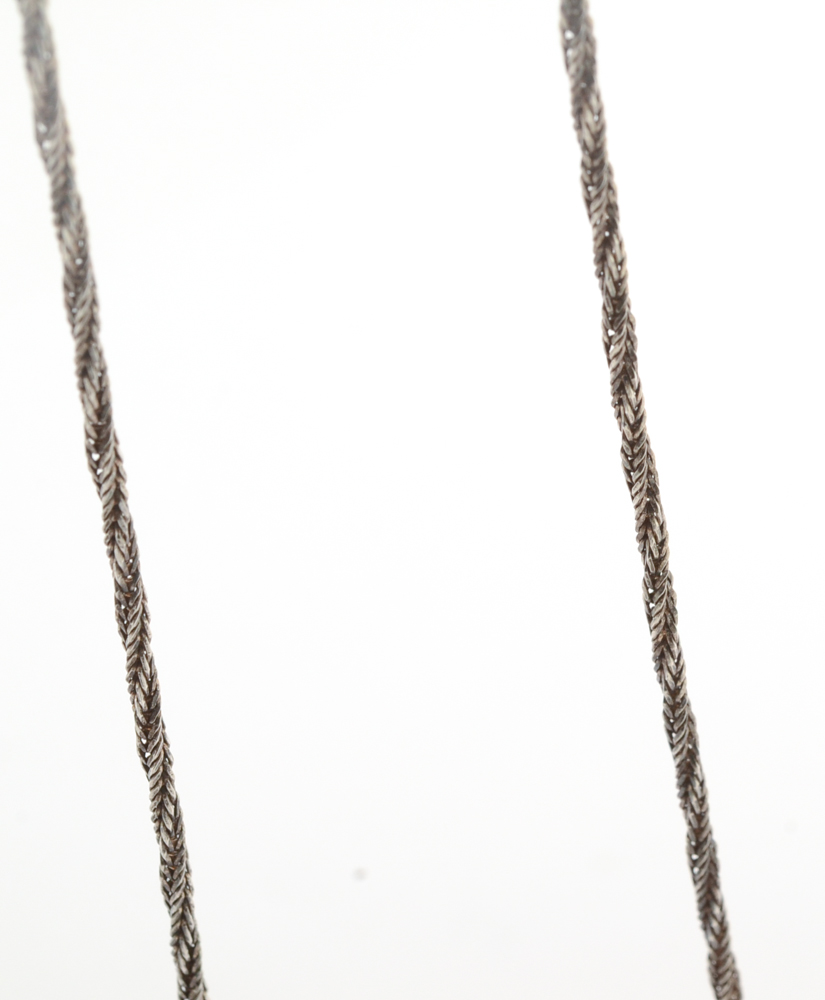 Sterling Silver Wheat Chain Necklace