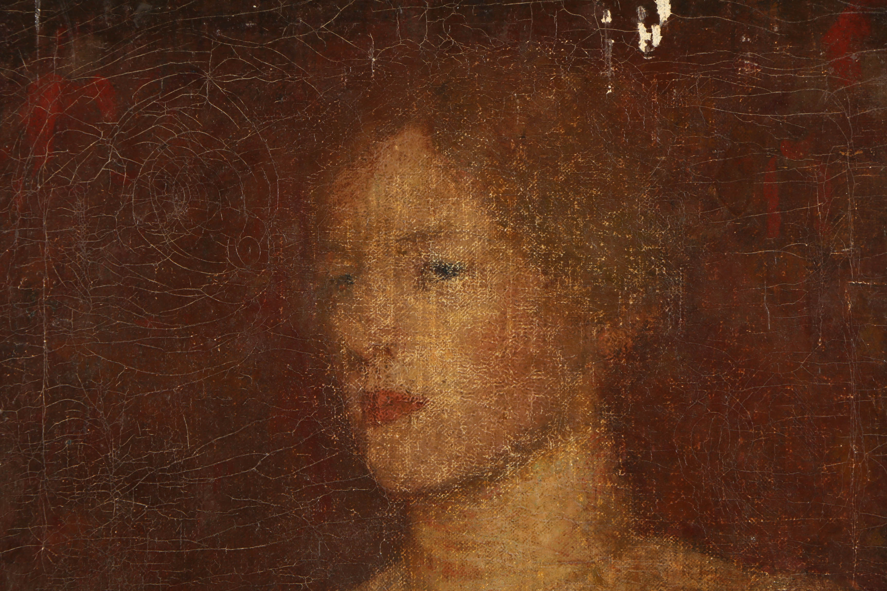 Oil Painting on Canvas of Female Portrait