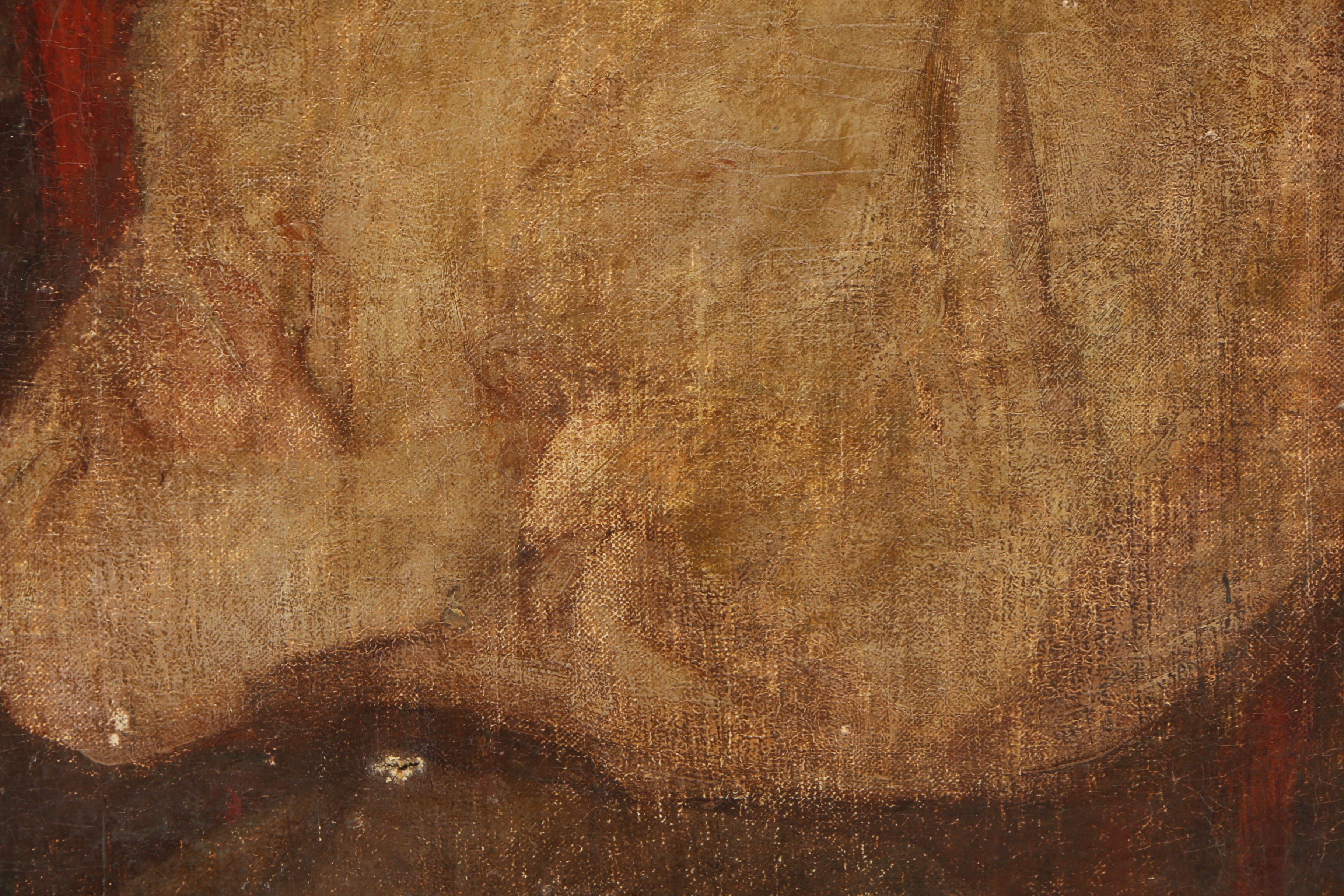 Oil Painting on Canvas of Female Portrait