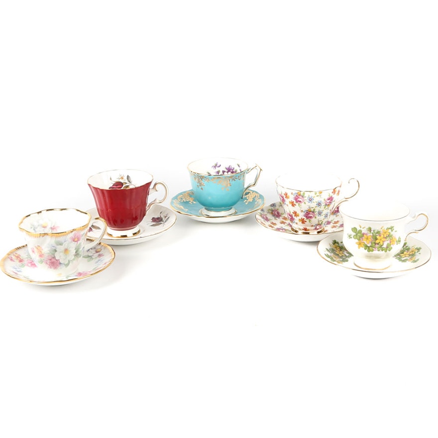 Porcelain Teacup and Saucer Sets