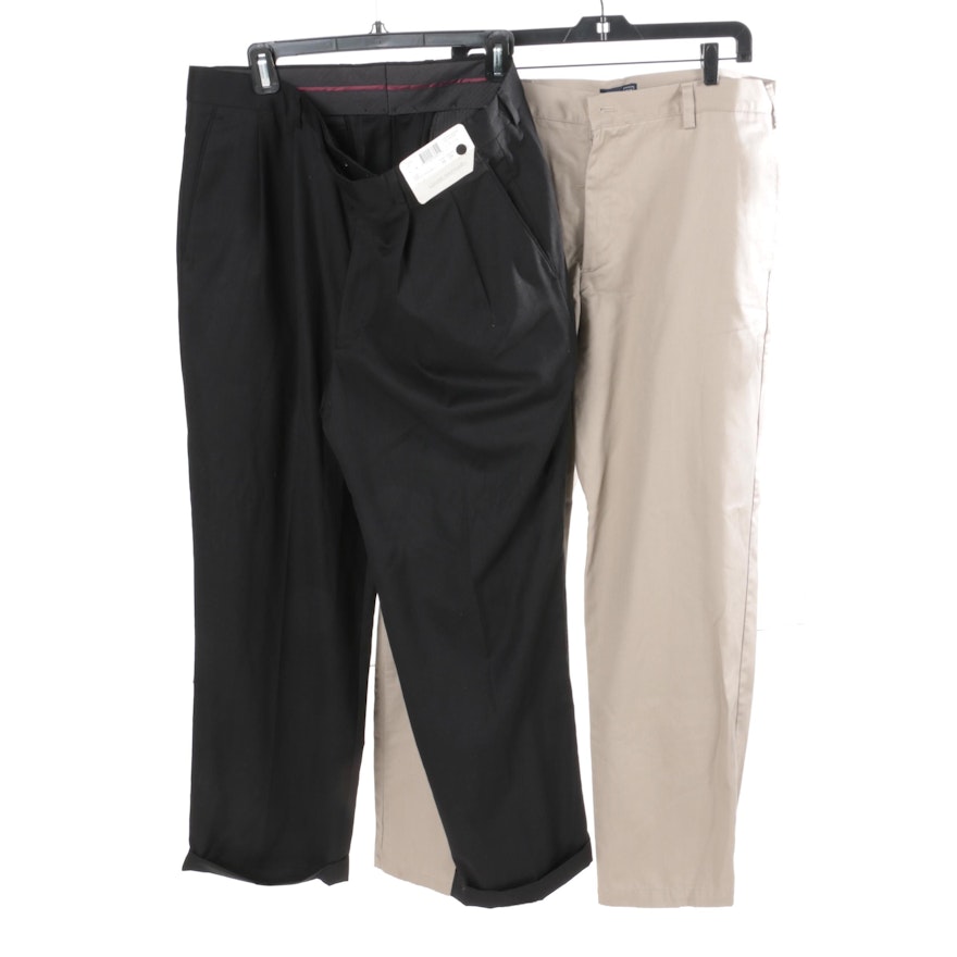 Men's Chinos and Dress Pants Including Izod