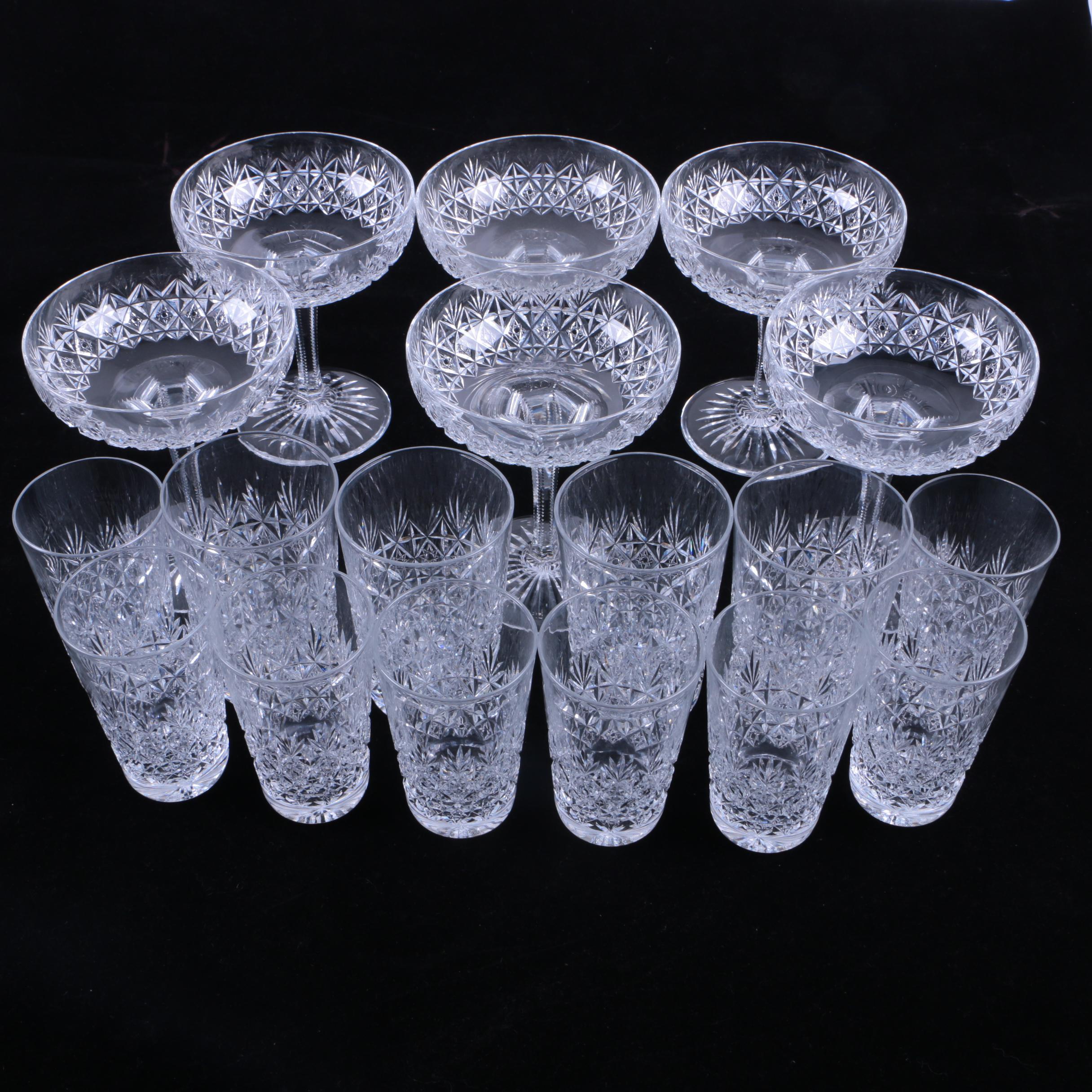 Thomas Webb "Wellington"  Cut Crystal Glassware