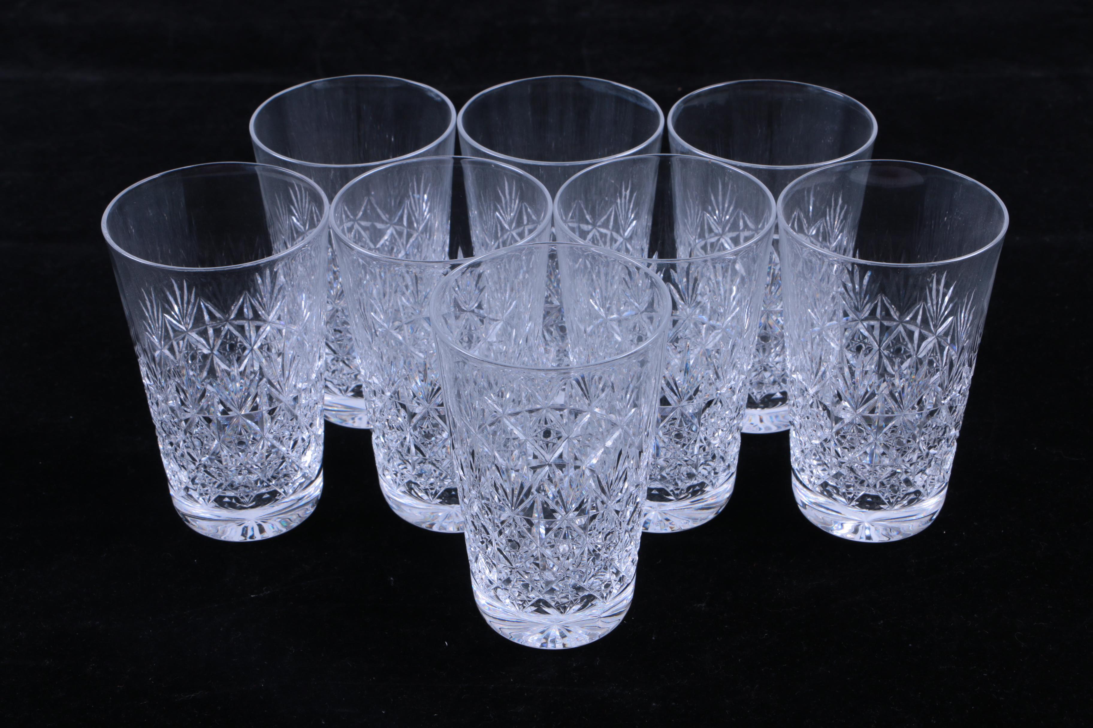 Thomas Webb "Wellington"  Cut Crystal Glassware