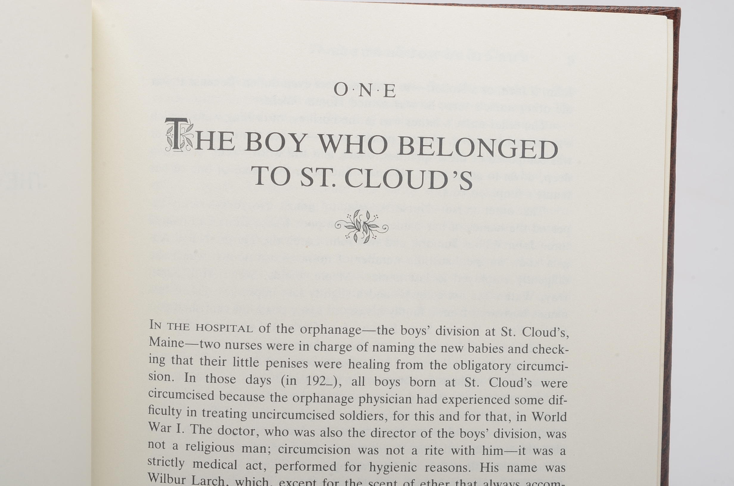 Signed "The Cider House Rules" by John Irving