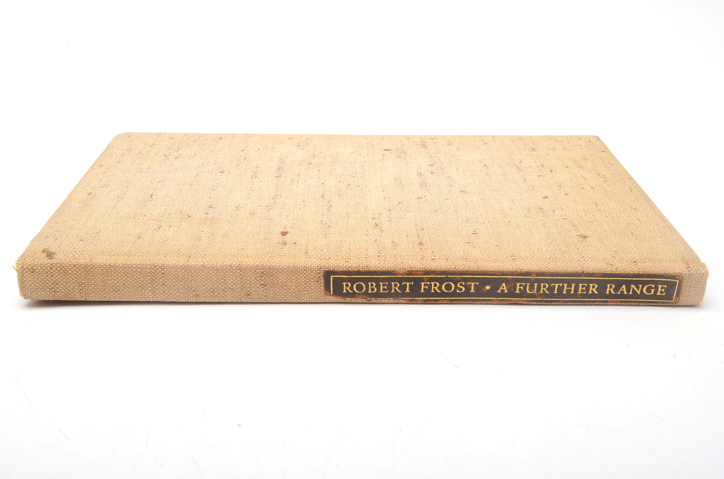 Signed First Edition "A Further Range" by Robert Frost