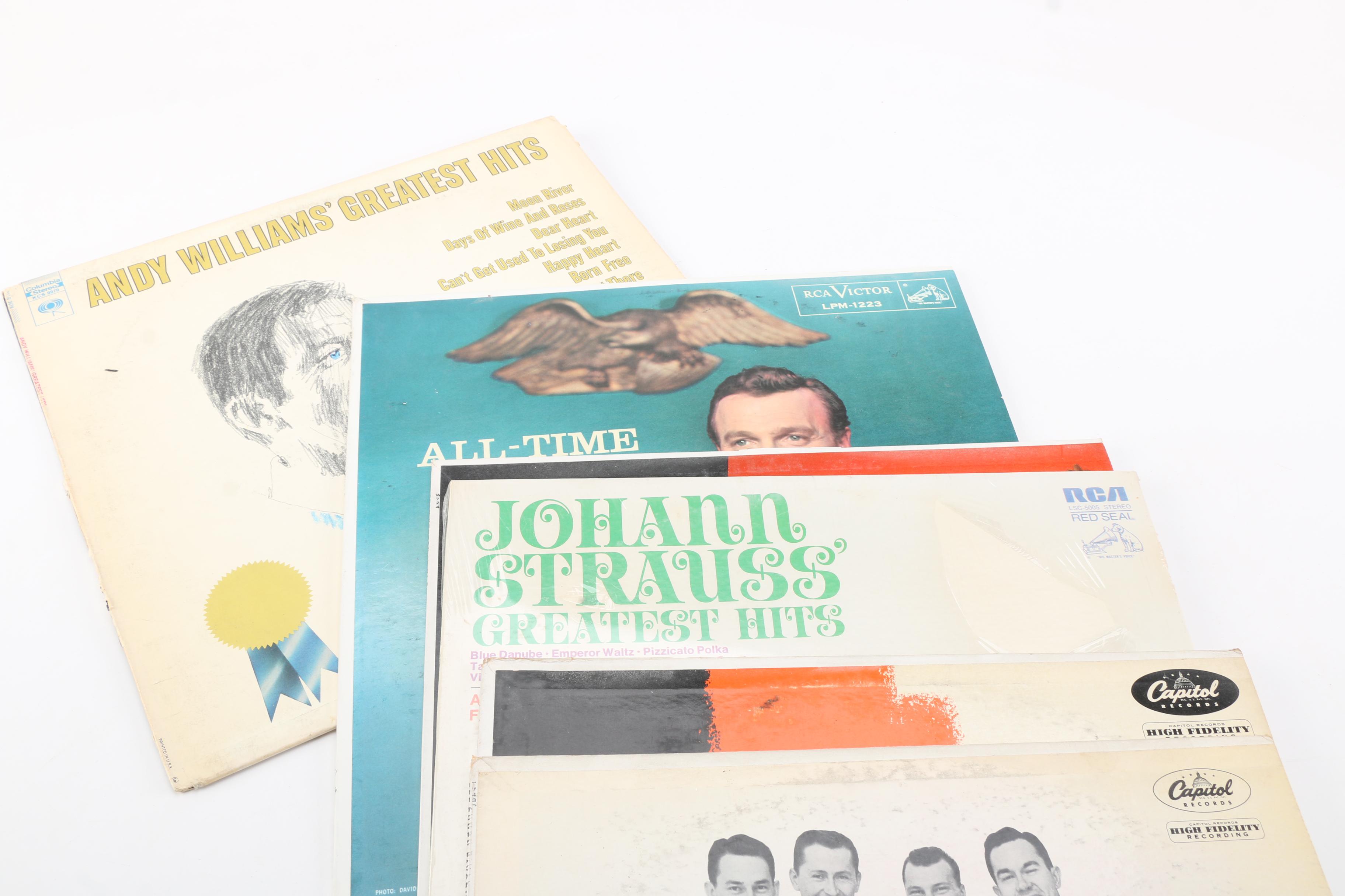 Classic Record Albums Featuring Crooner Style Singers