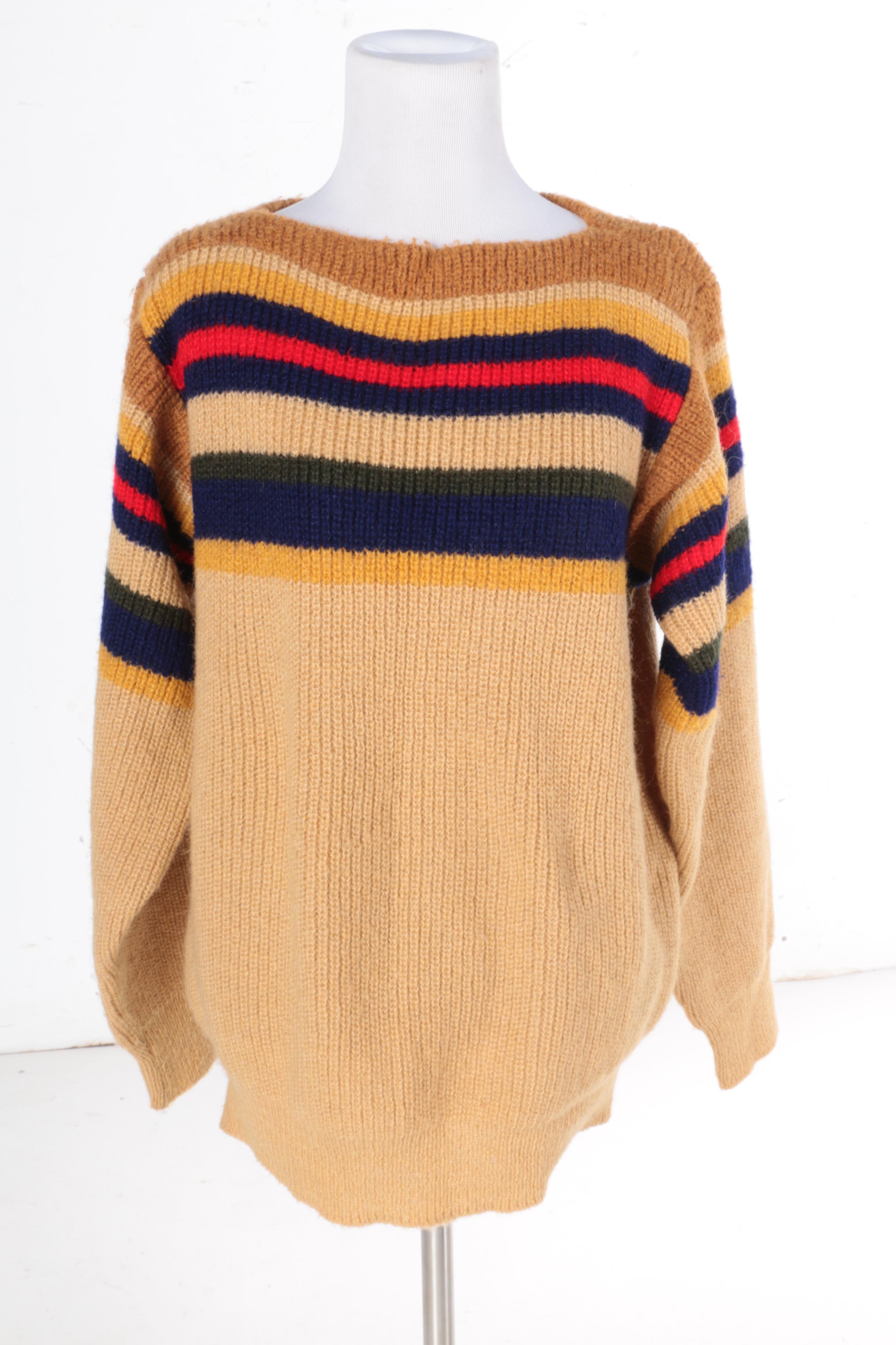 Vintage Men's Wool Sweaters Including Marshall Field & Company and Meister