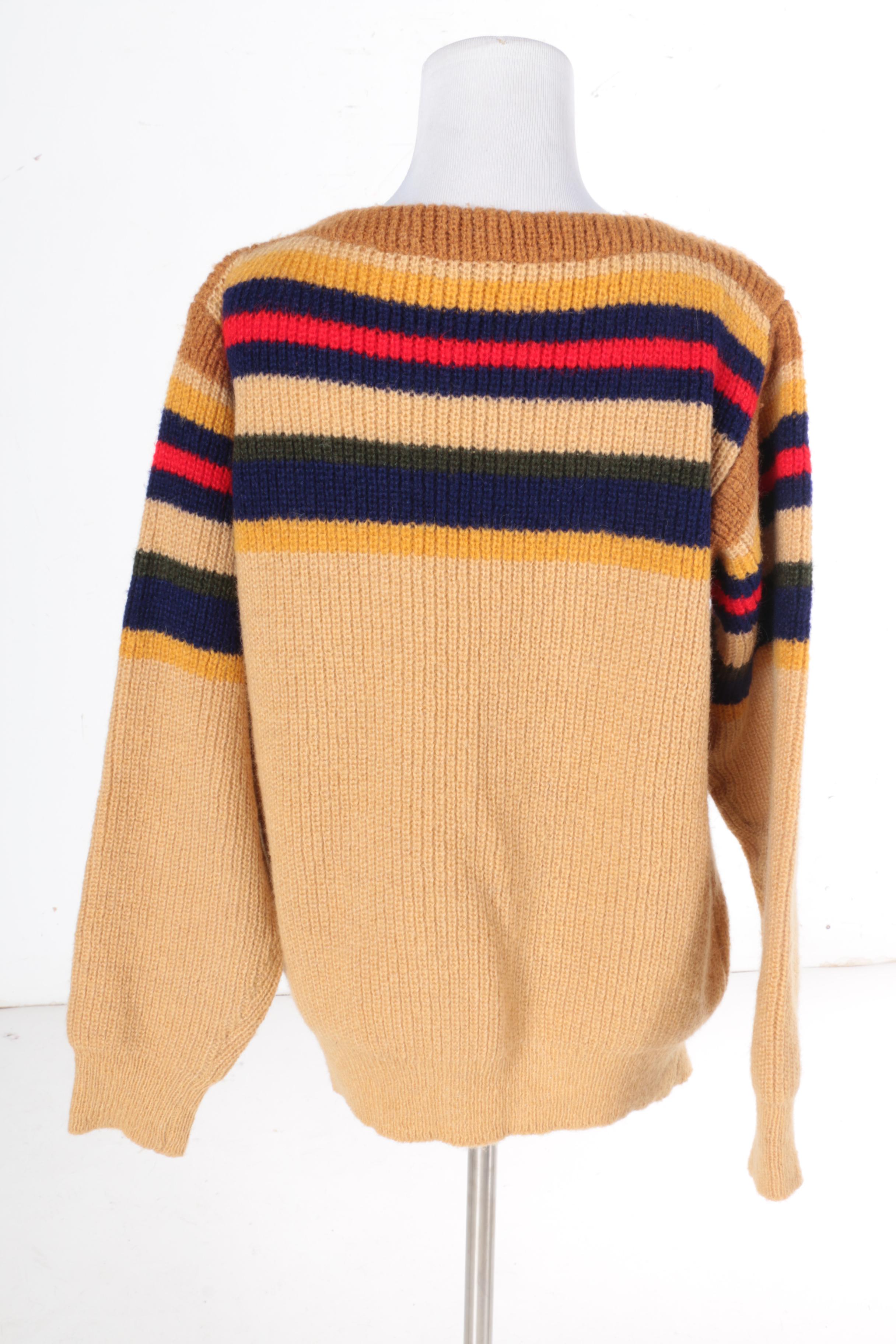Vintage Men's Wool Sweaters Including Marshall Field & Company and Meister