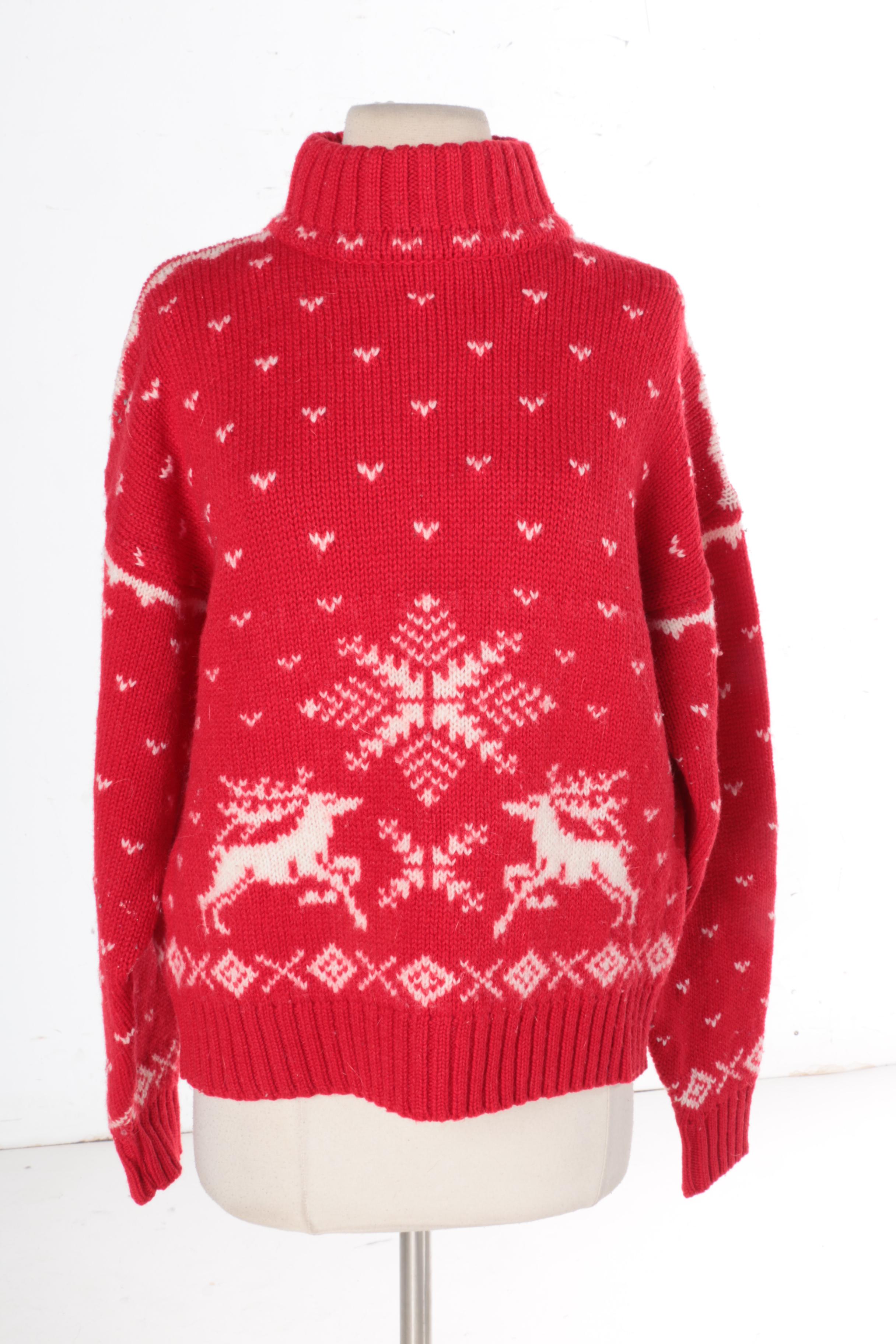 Vintage Men's Wool Sweaters Including Marshall Field & Company and Meister