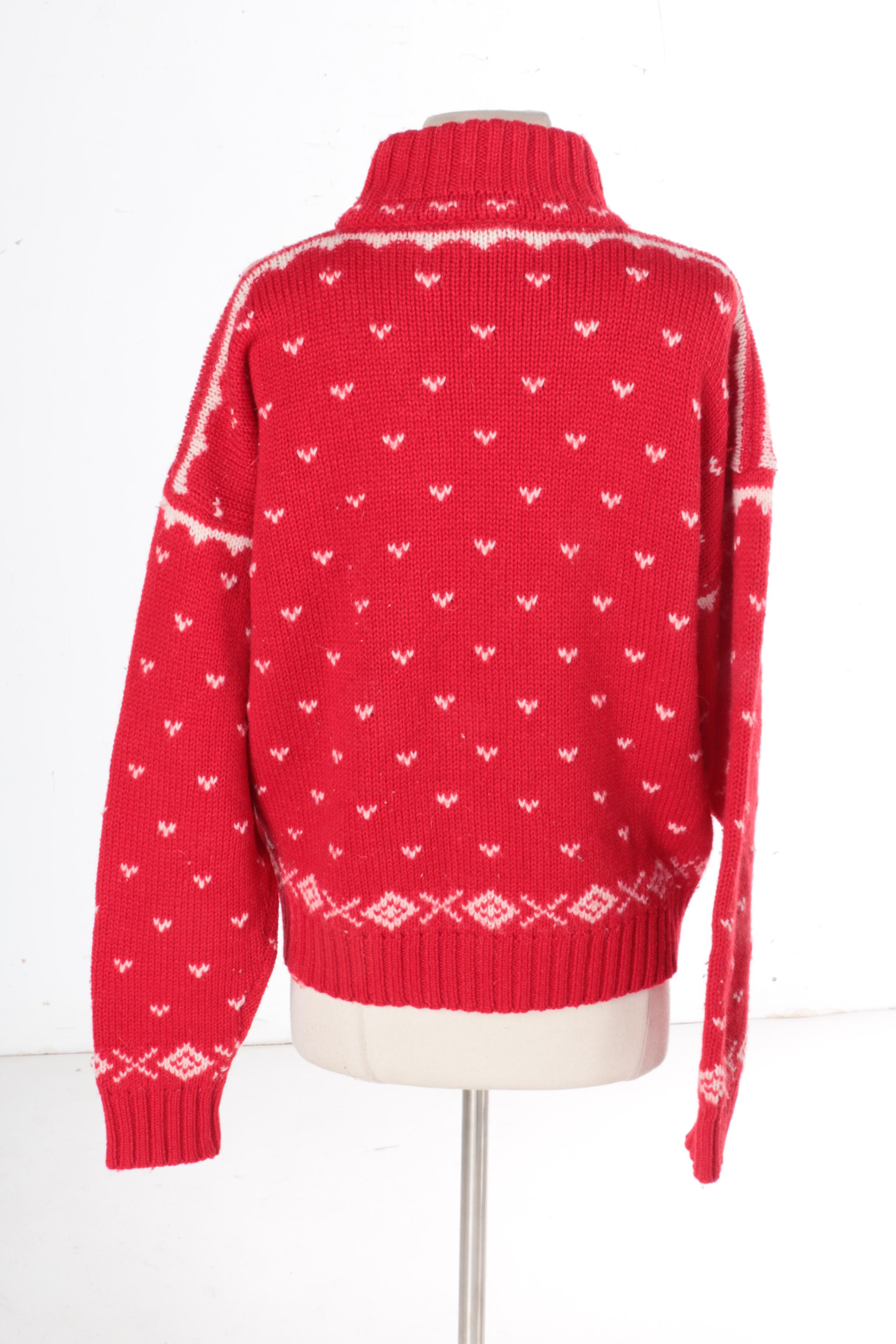 Vintage Men's Wool Sweaters Including Marshall Field & Company and Meister