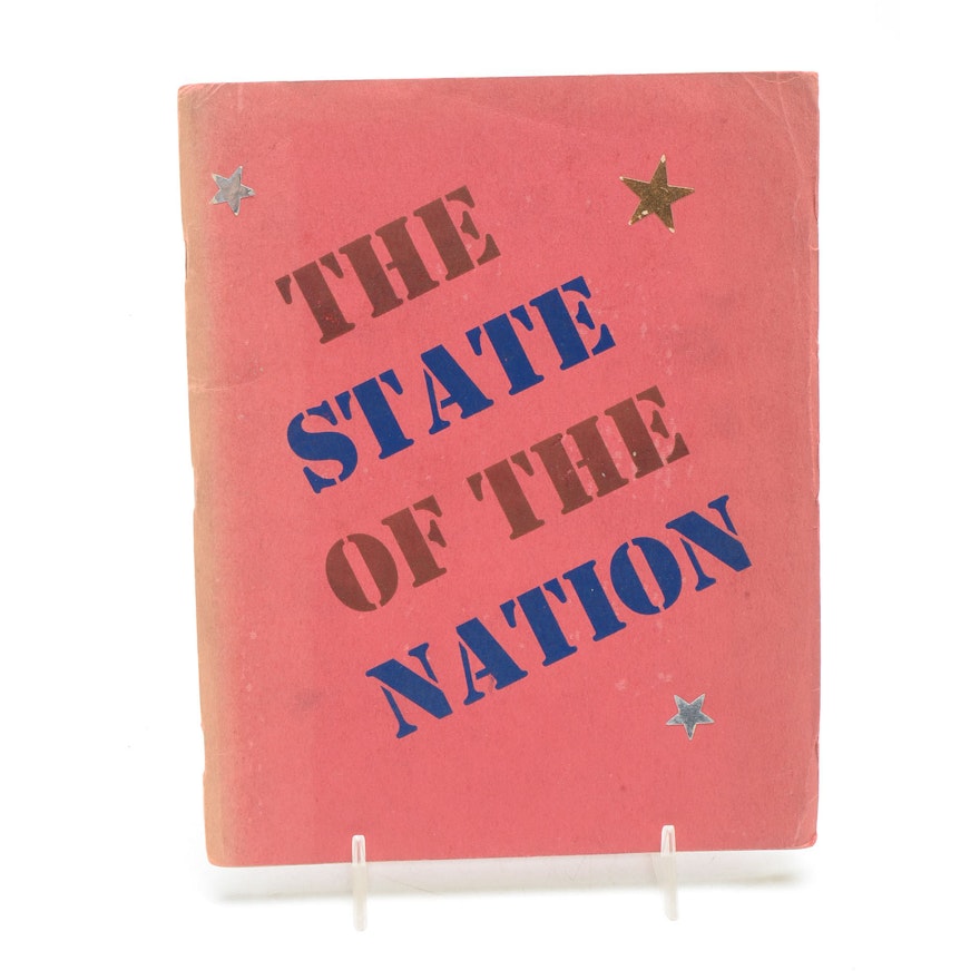 Saroyan, Kees, Lowry etc. Signed "State of the Nation" 1940