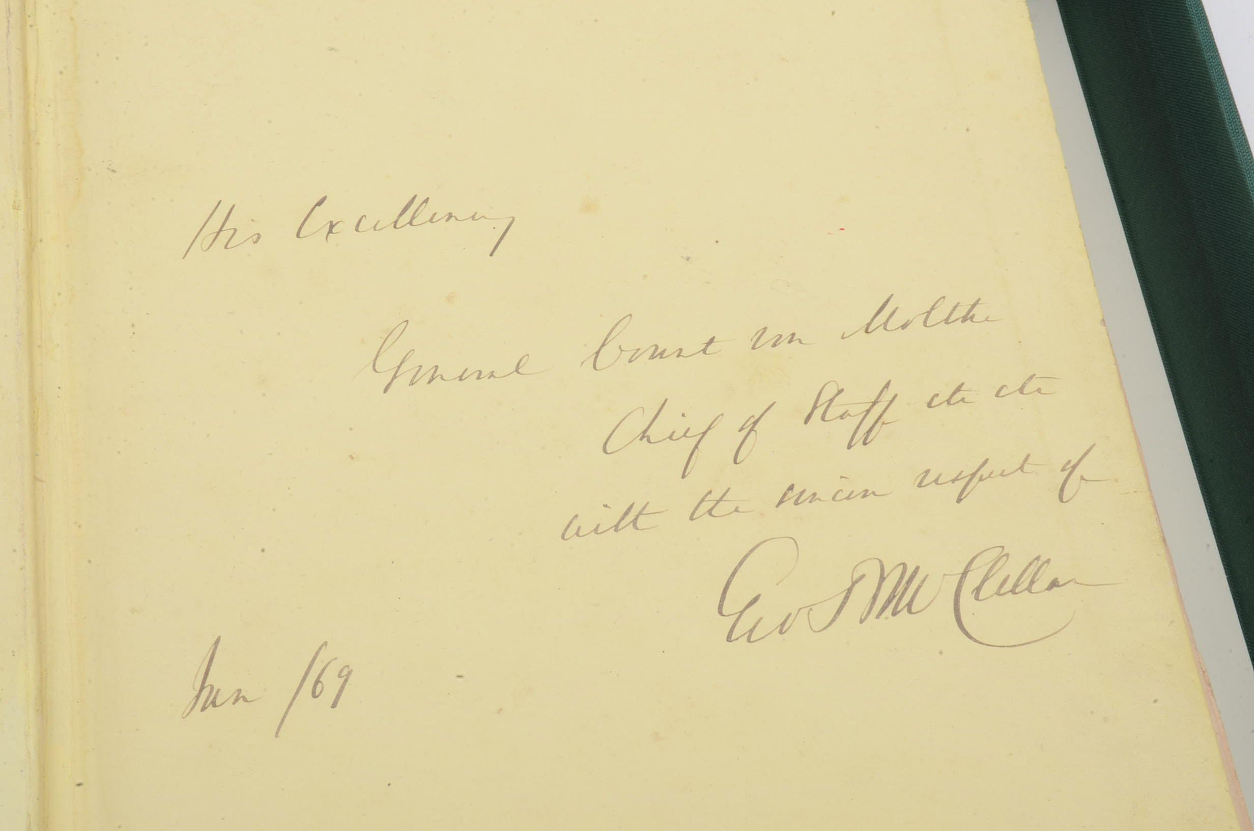 Signed Presentation Copy of George McClellan's "Campaign in Western Virginia"