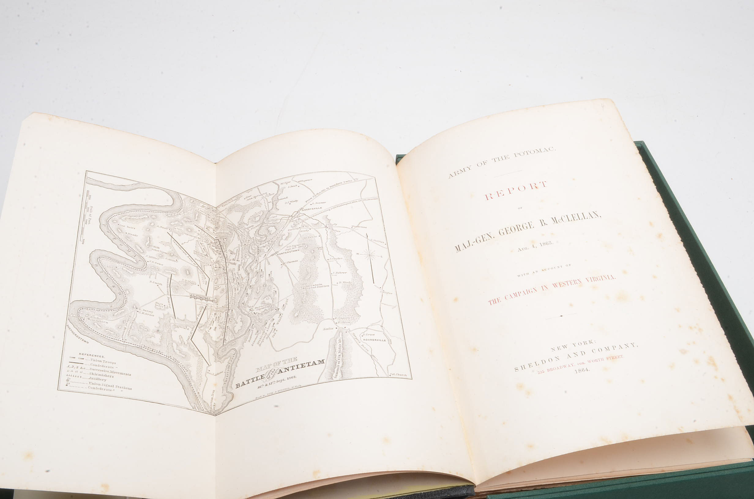 Signed Presentation Copy of George McClellan's "Campaign in Western Virginia"