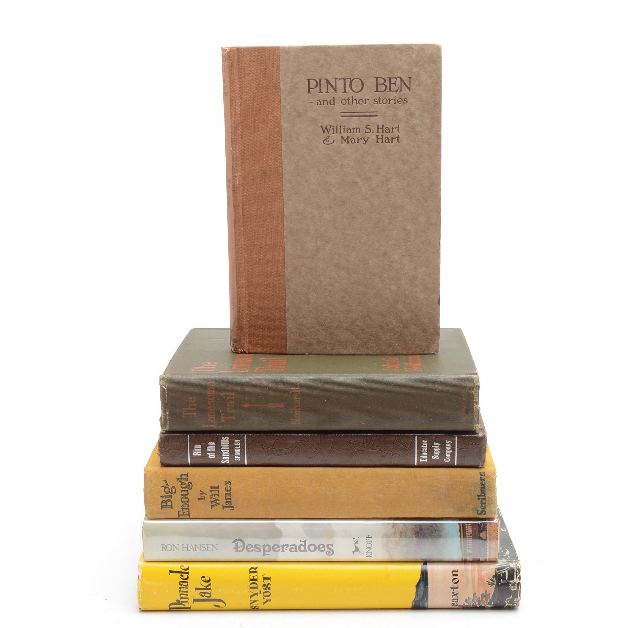 Group of Signed Western Fiction Hardcovers