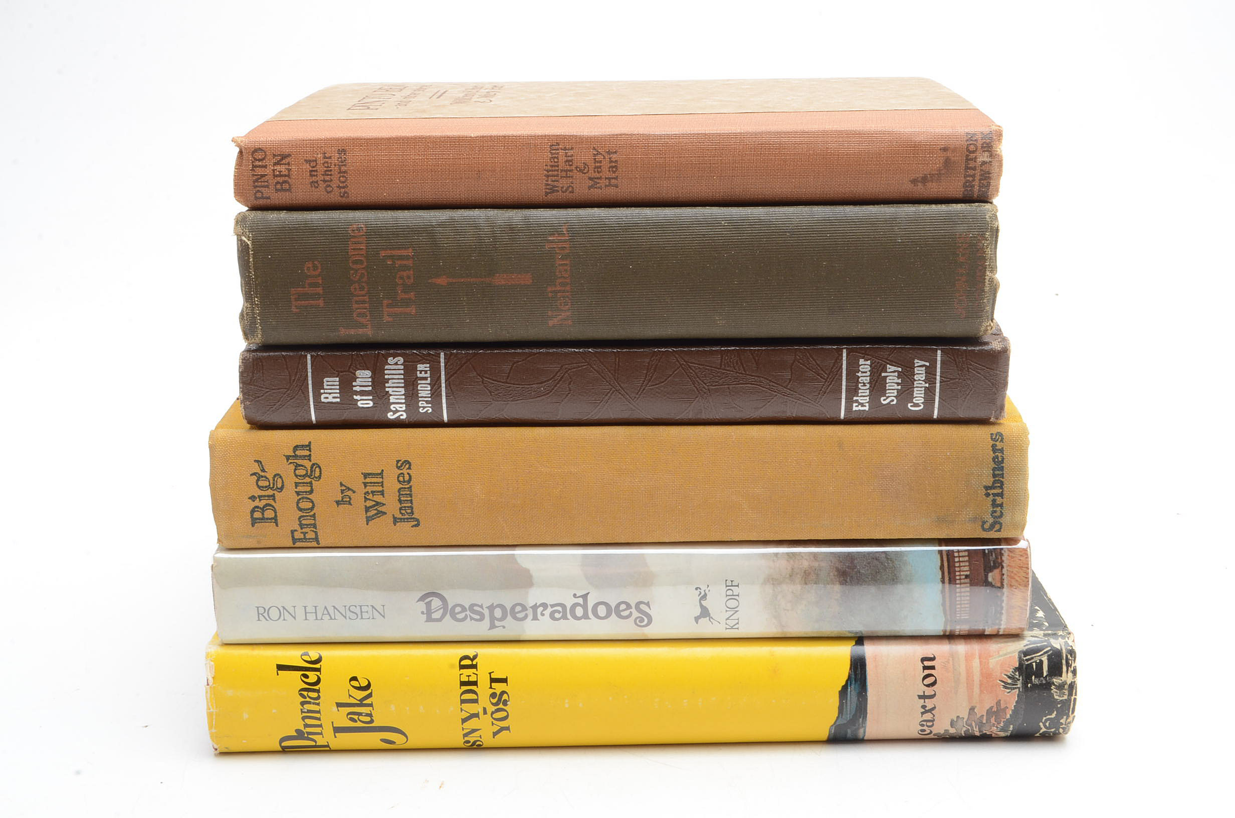 Group of Signed Western Fiction Hardcovers