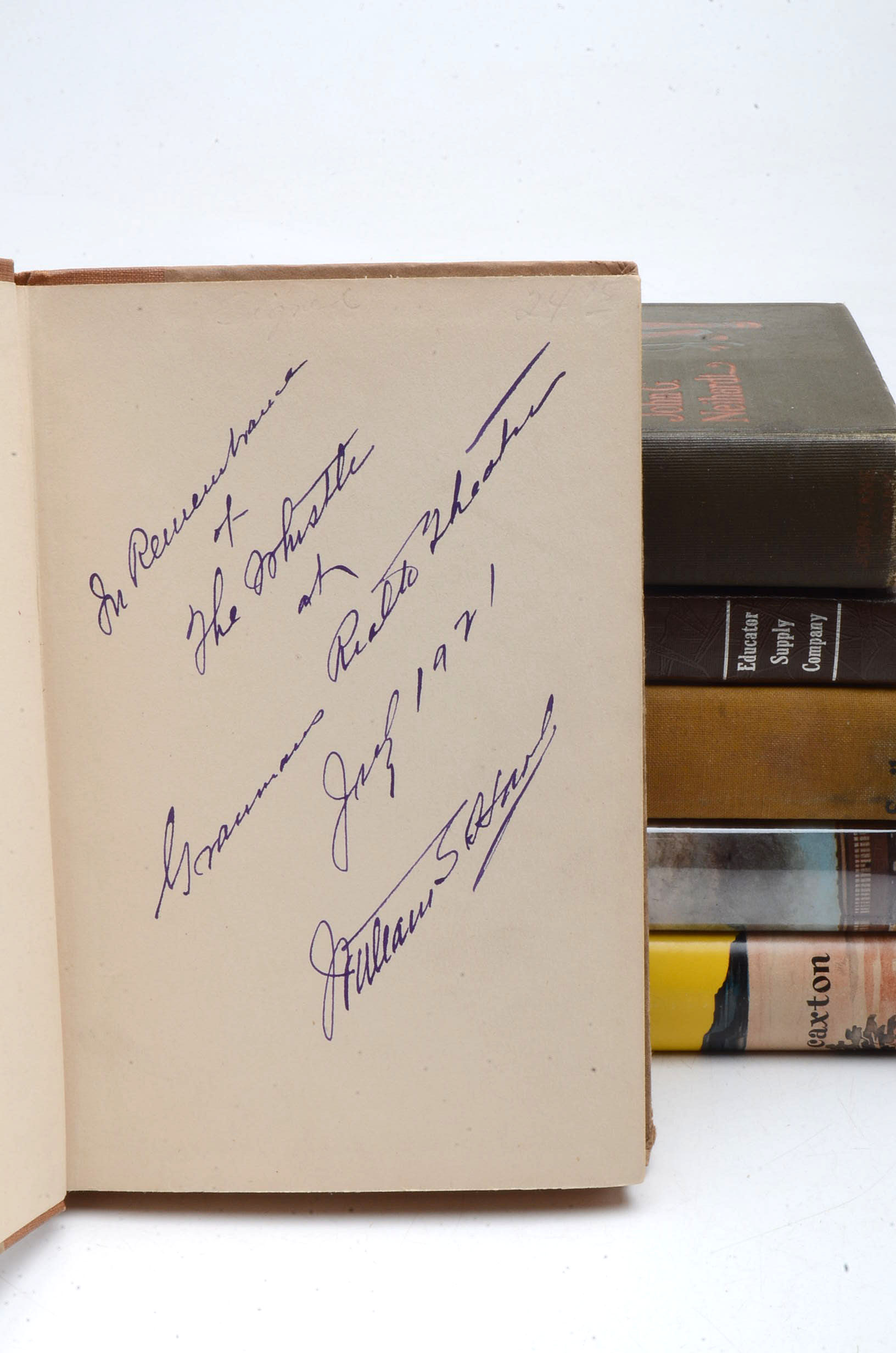 Group of Signed Western Fiction Hardcovers