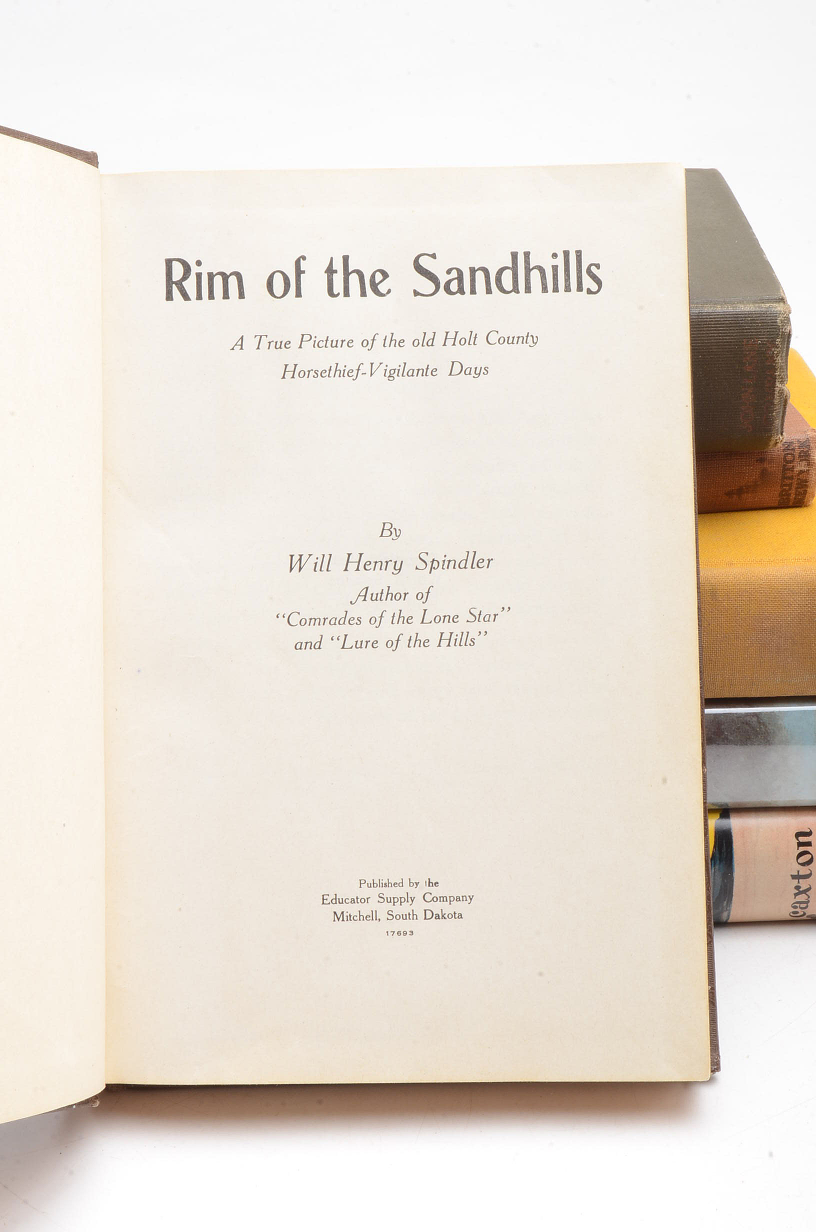 Group of Signed Western Fiction Hardcovers