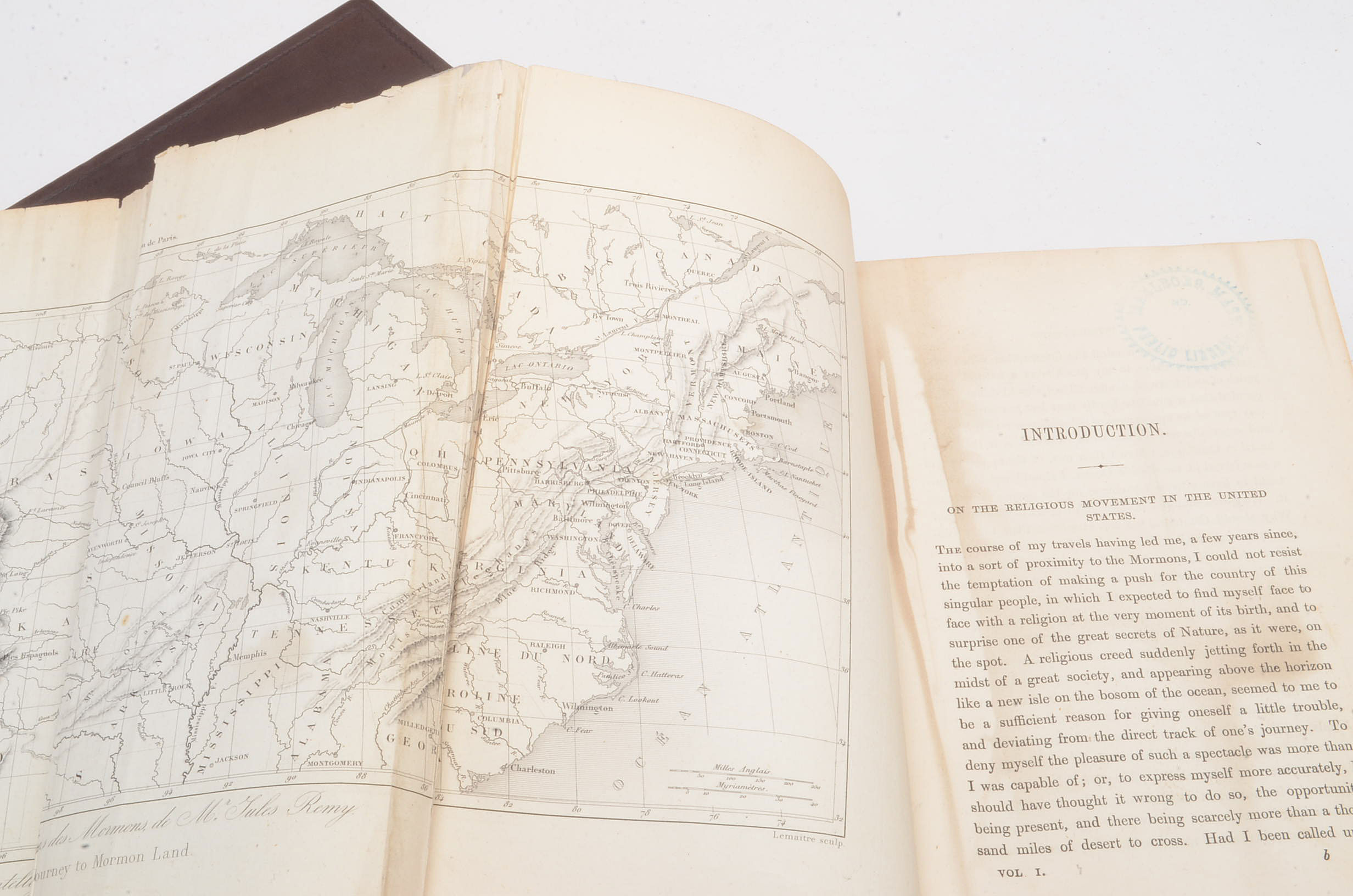 1861 First Edition "Journey to Great Salt Lake City" in Two Volumes