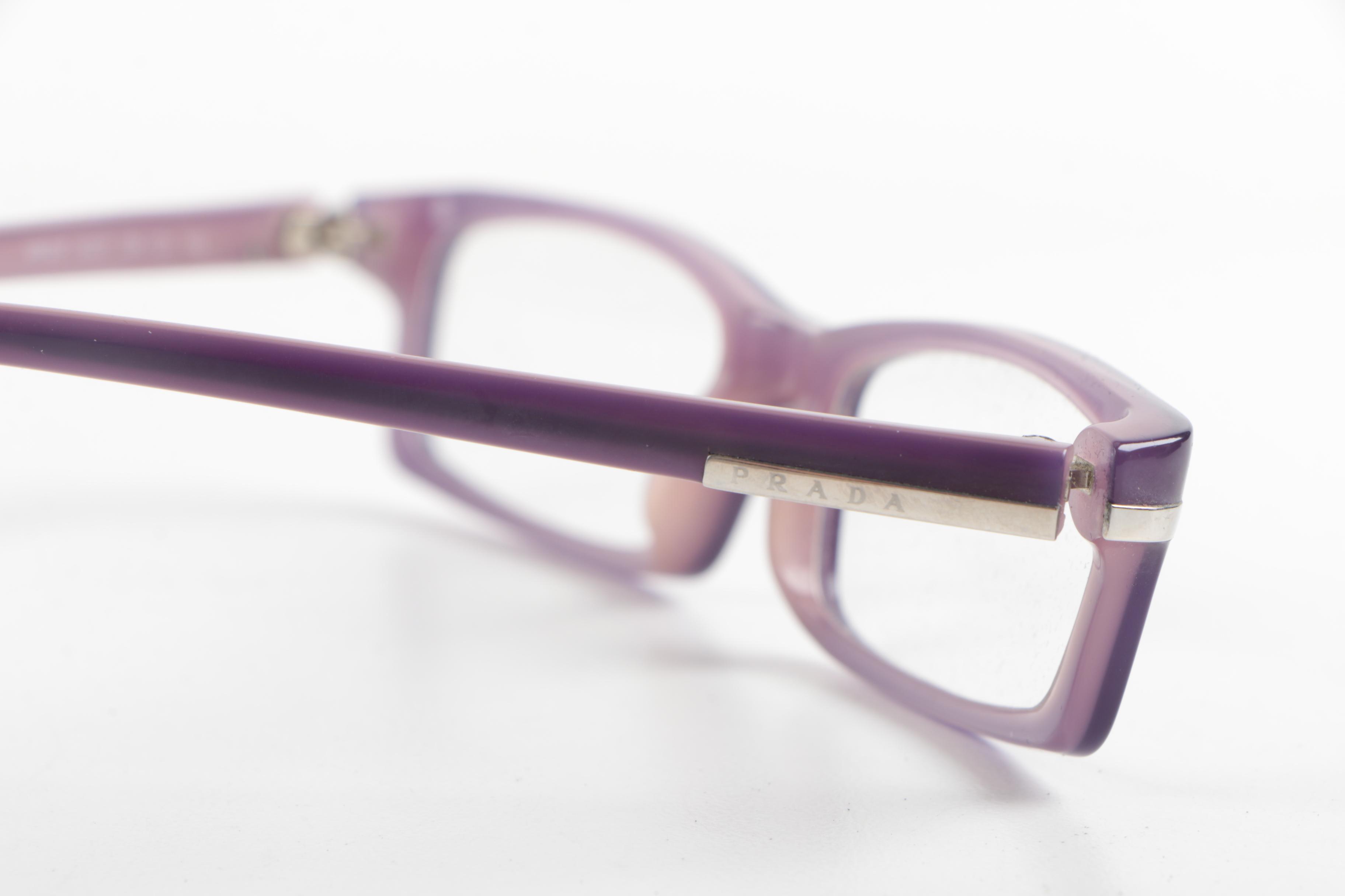 Prada Purple Prescription Eyeglasses