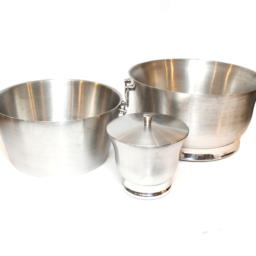 Frontgate Stainless Steel Ice Buckets
