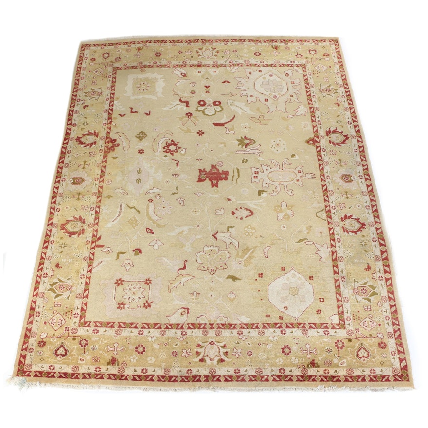 Hand-Knotted Persian Teaching Rug