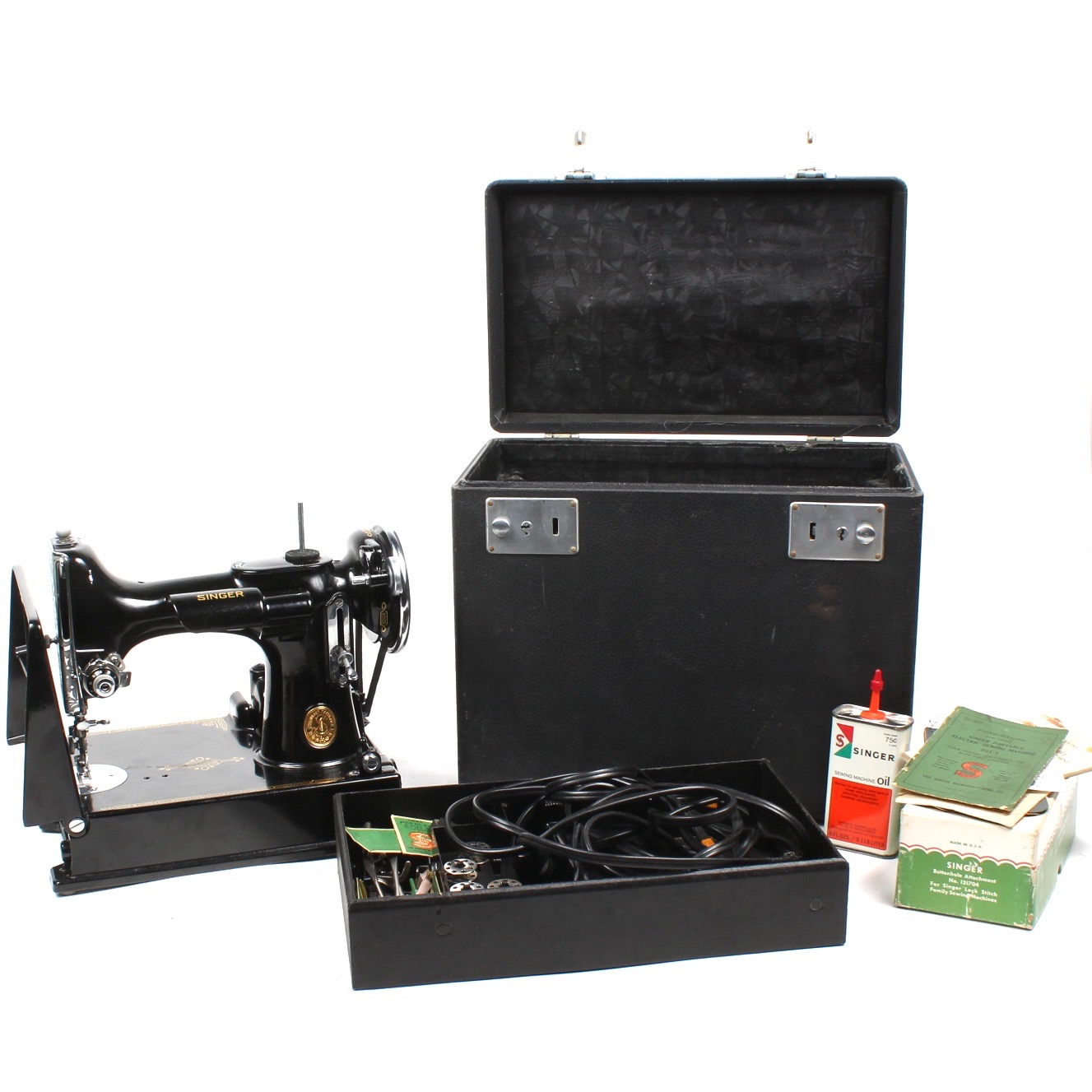 1938 Singer Portable Electric Sewing Machine