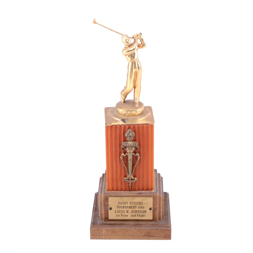 1956 "Dandy Duffers Tournament" Golf Trophy