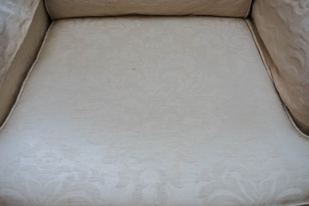 Pair of Upholstered Club Chairs by Woodmark Originals