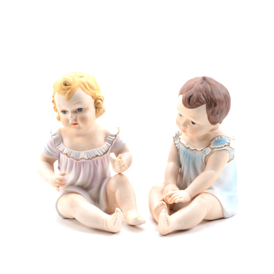 Vintage Ceramic Toddler Figurines