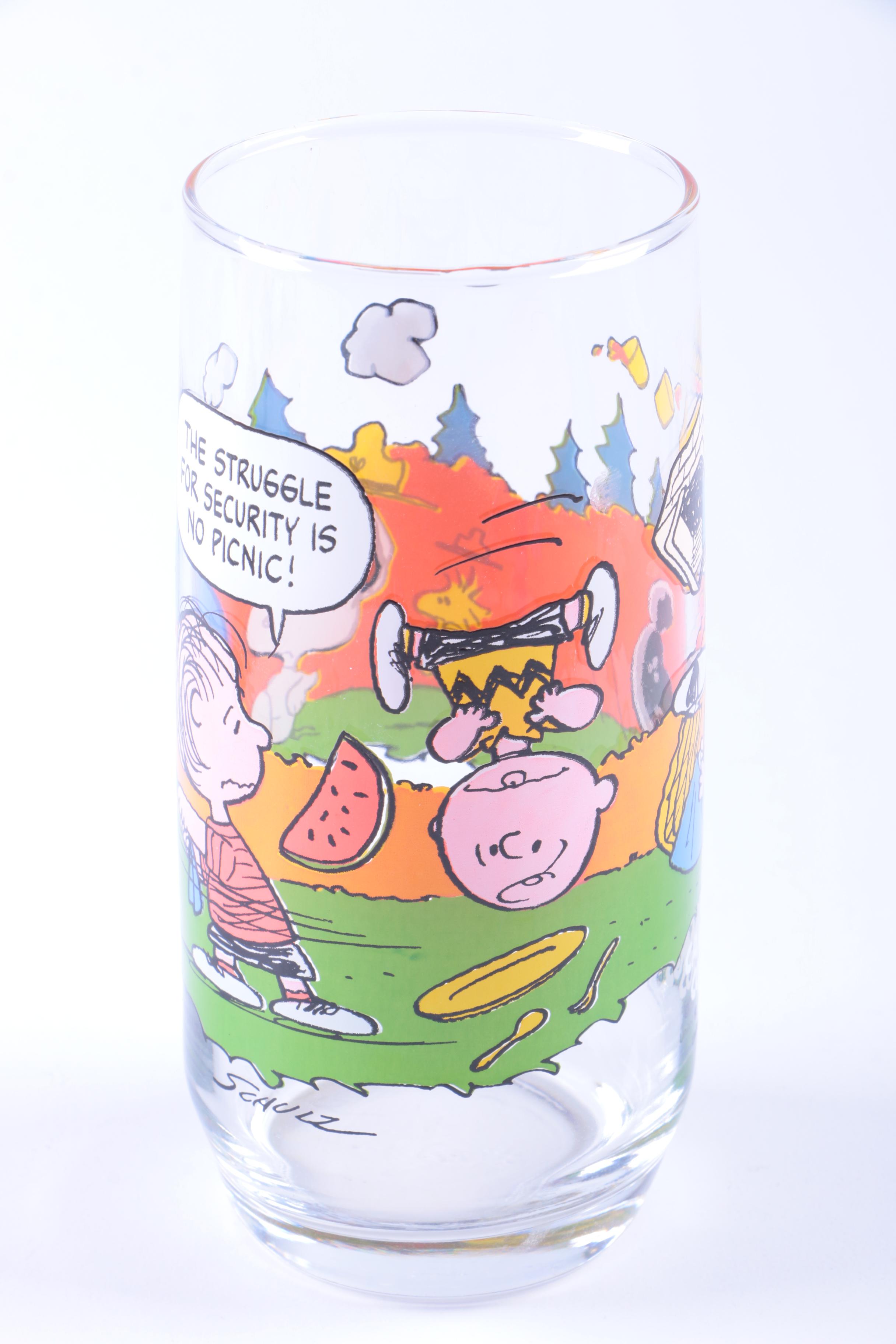 McDonald's "Camp Snoopy Collection" Glassware