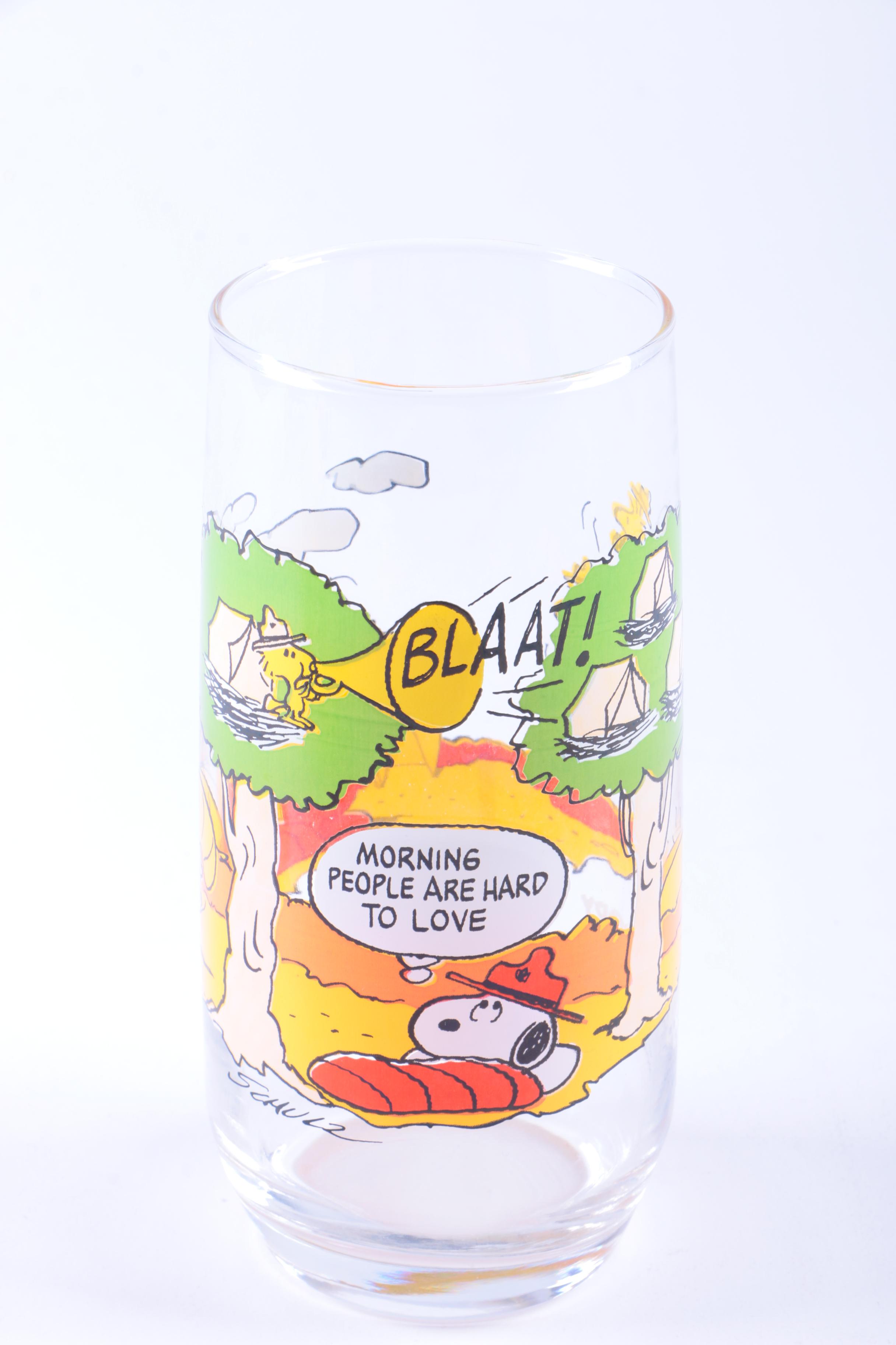 McDonald's "Camp Snoopy Collection" Glassware