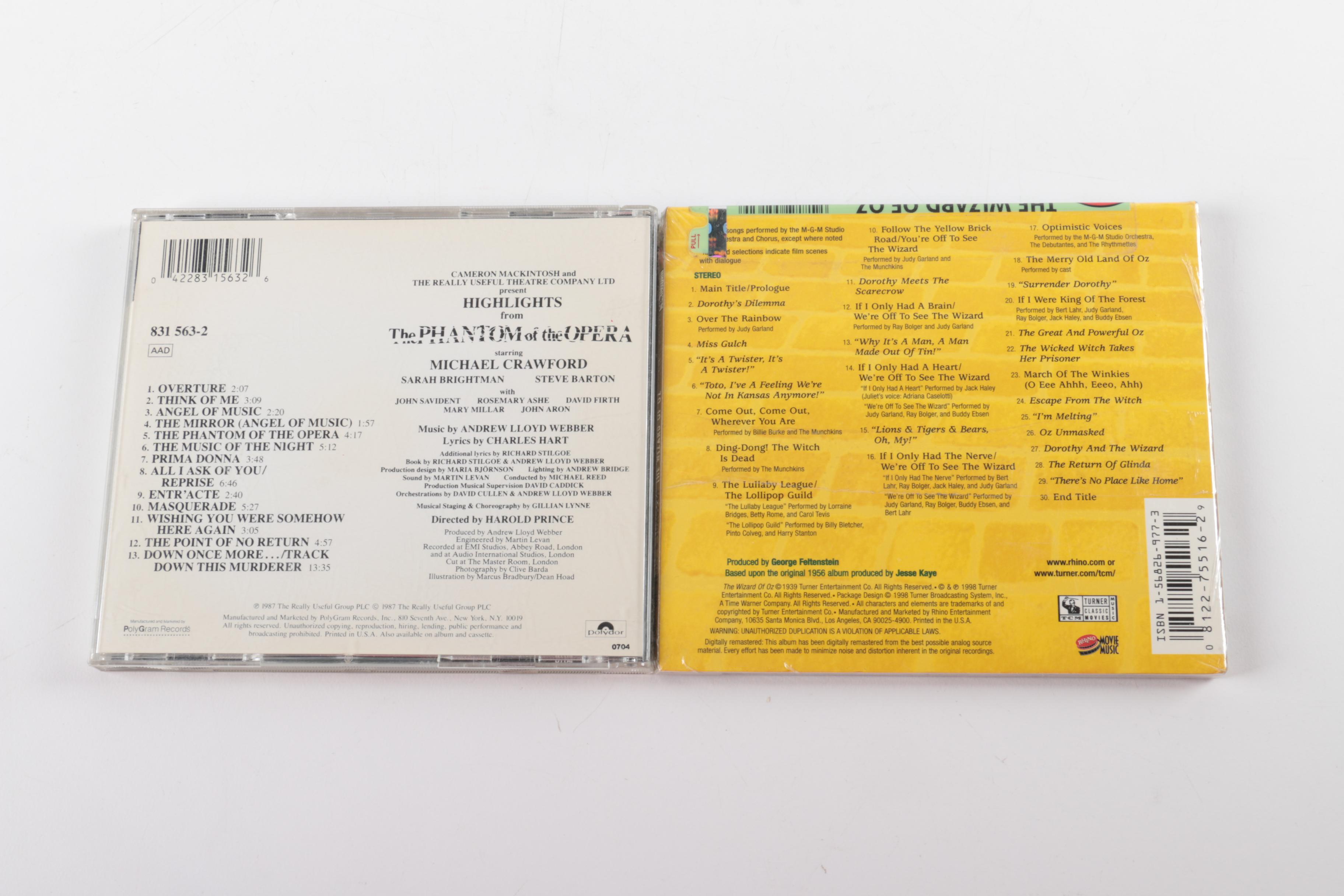 Soundtrack and Musical Compact Discs