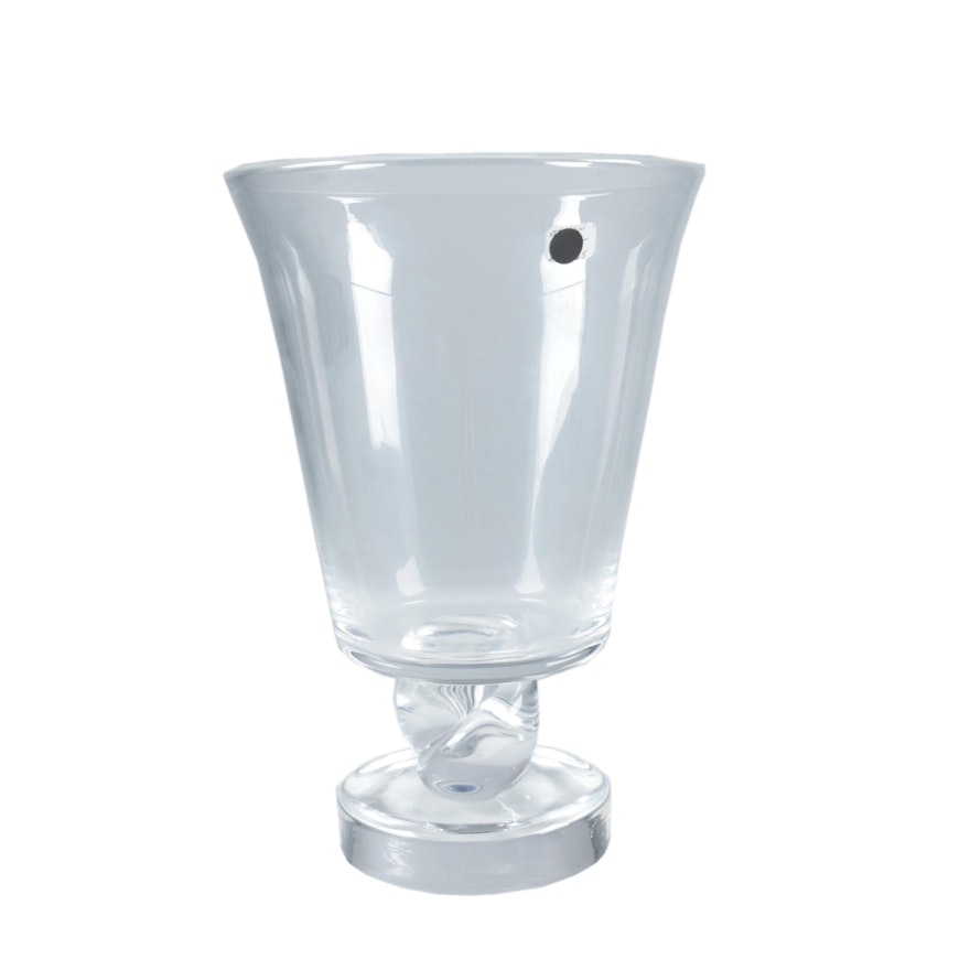 Steuben Glass Pedestal Vase