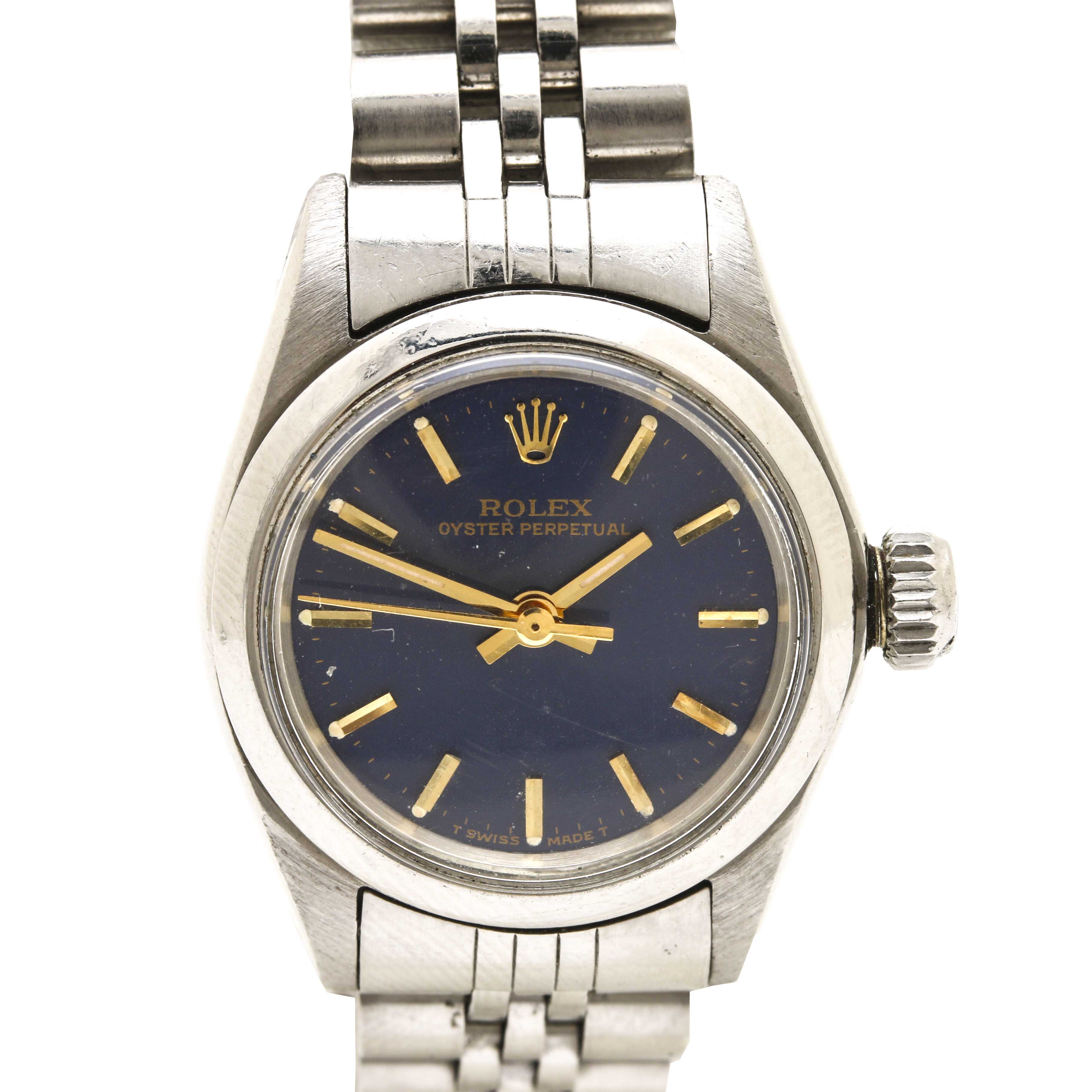 Rolex Oyster Stainless Steel Watch