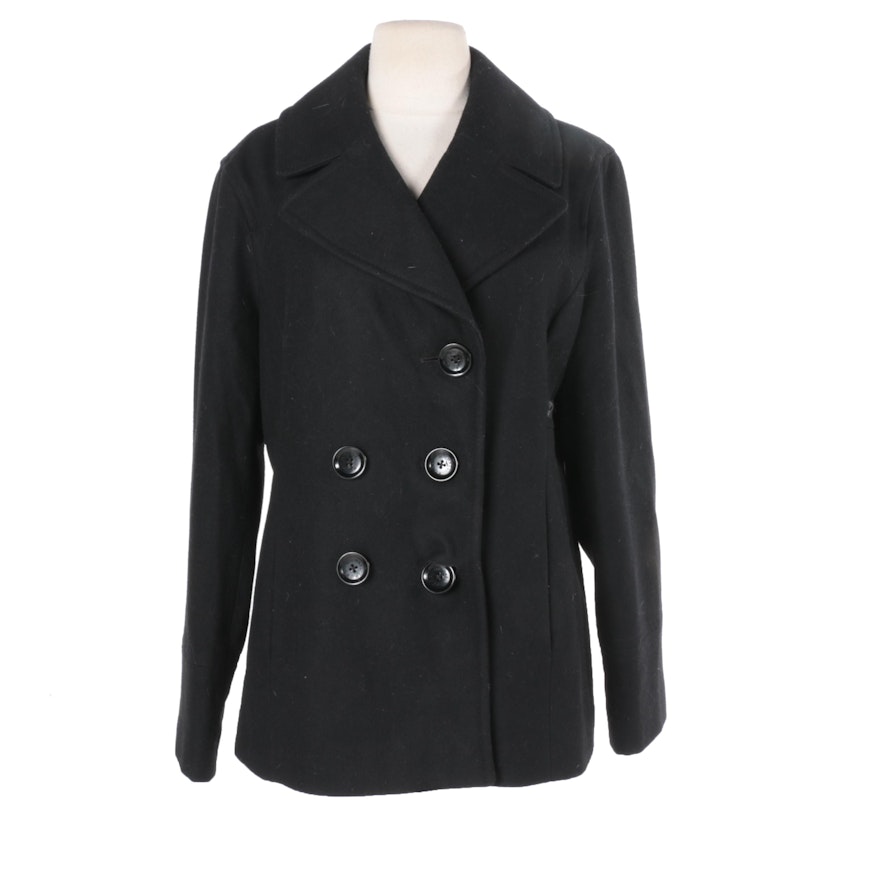 Women's Michael Kors Double-Breasted Peacoat