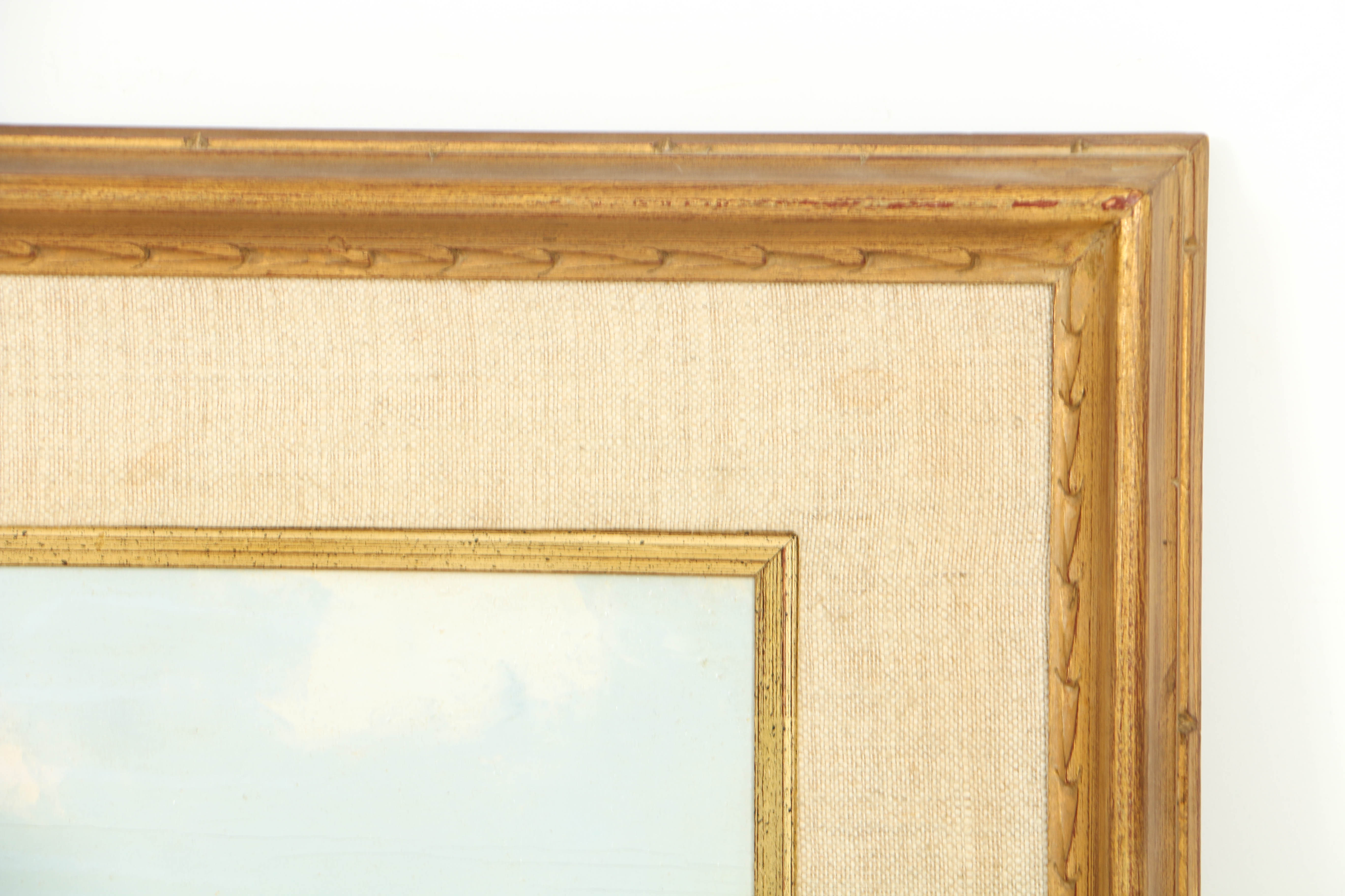 Ernst Carl Walter Retzlaff Oil Painting on Canvas of Swiss Alps Landscape