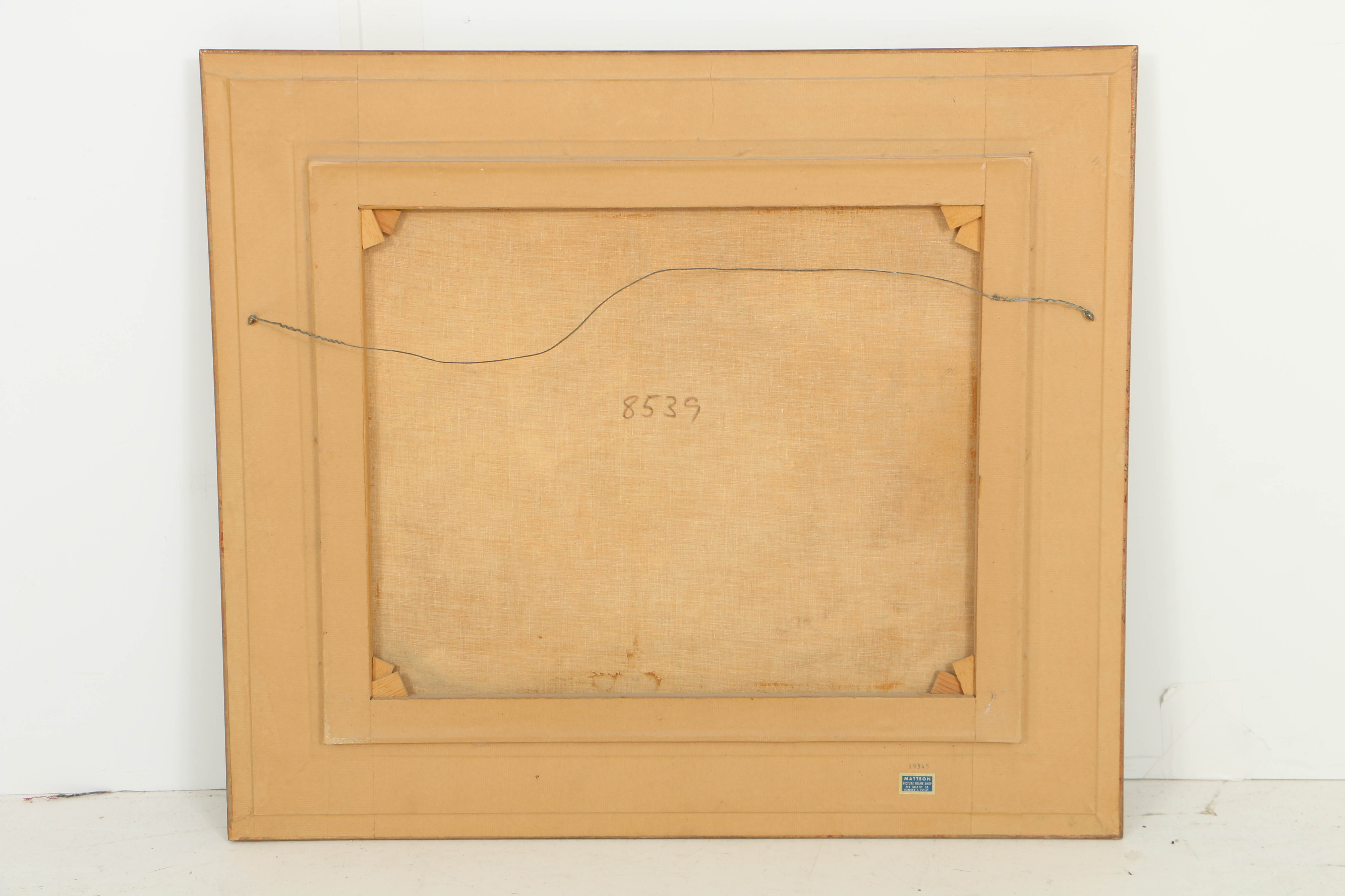 Ernst Carl Walter Retzlaff Oil Painting on Canvas of Swiss Alps Landscape