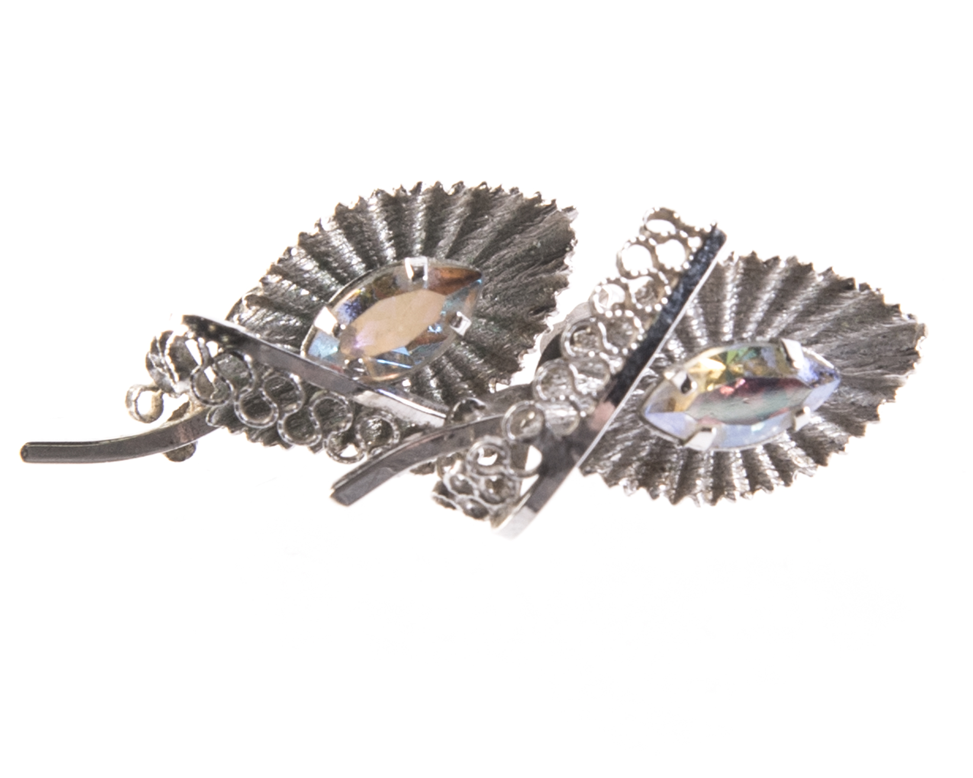 Sterling Silver and Crystal Demi Parure