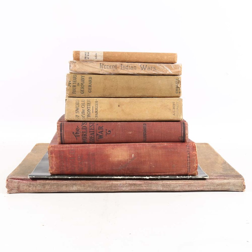 Antique and Vintage War Book Collection