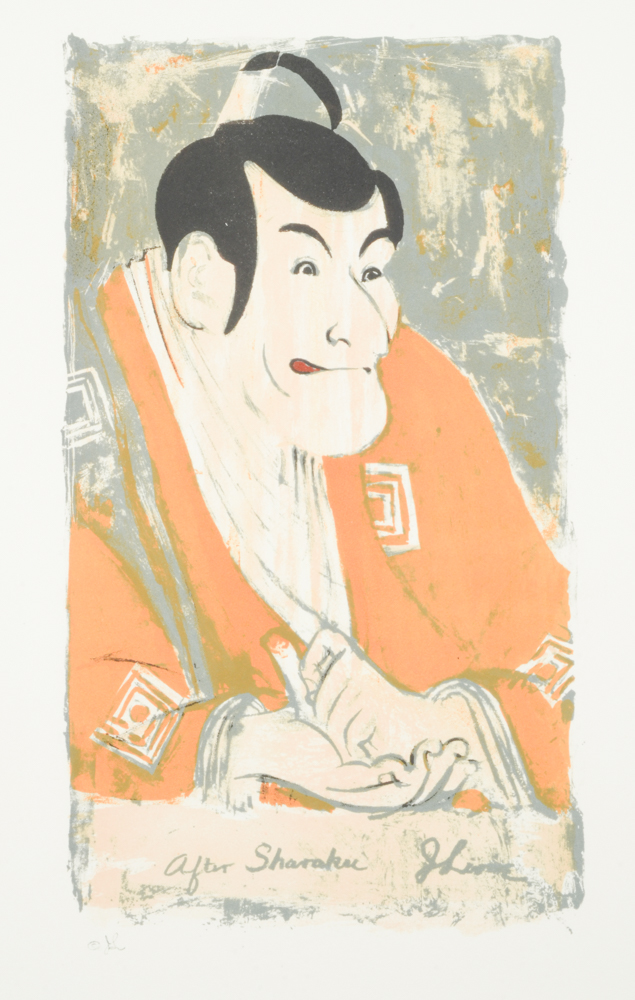 Jack Levine and James A. Michener Signed Limited Edition Folio "Facing East"