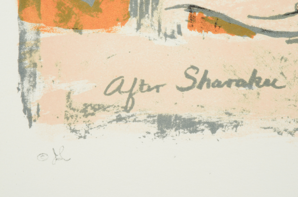 Jack Levine and James A. Michener Signed Limited Edition Folio "Facing East"