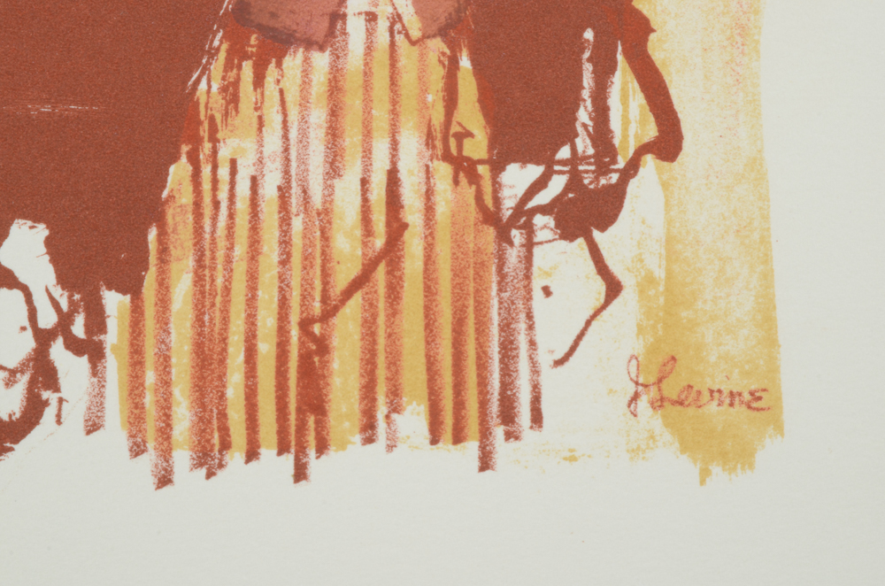 Jack Levine and James A. Michener Signed Limited Edition Folio "Facing East"