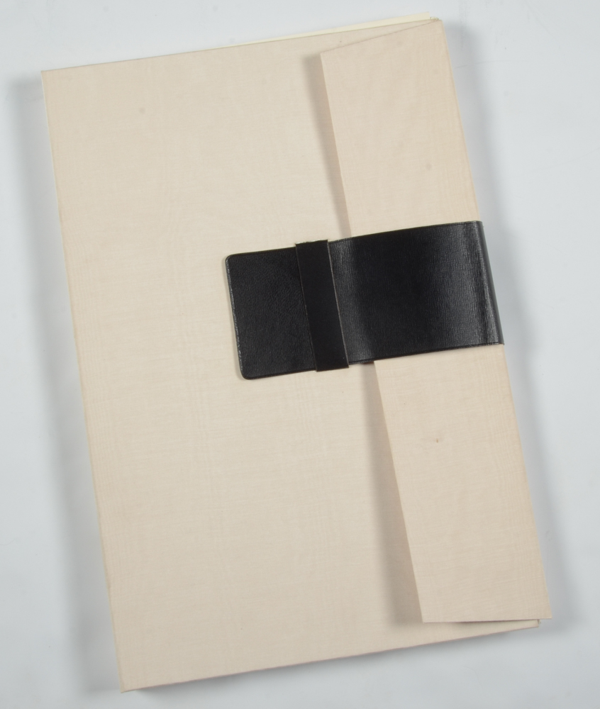 Jack Levine and James A. Michener Signed Limited Edition Folio "Facing East"