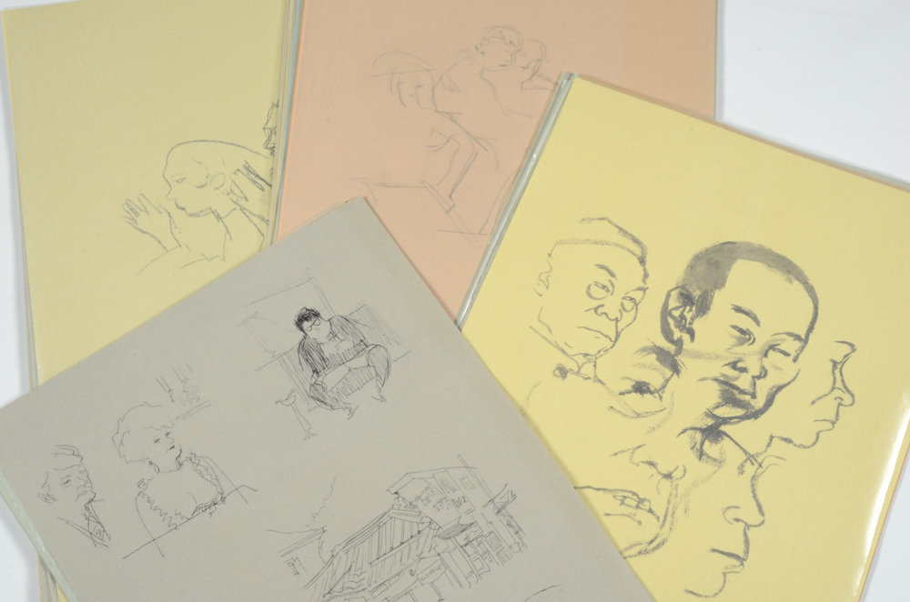 Jack Levine and James A. Michener Signed Limited Edition Folio "Facing East"