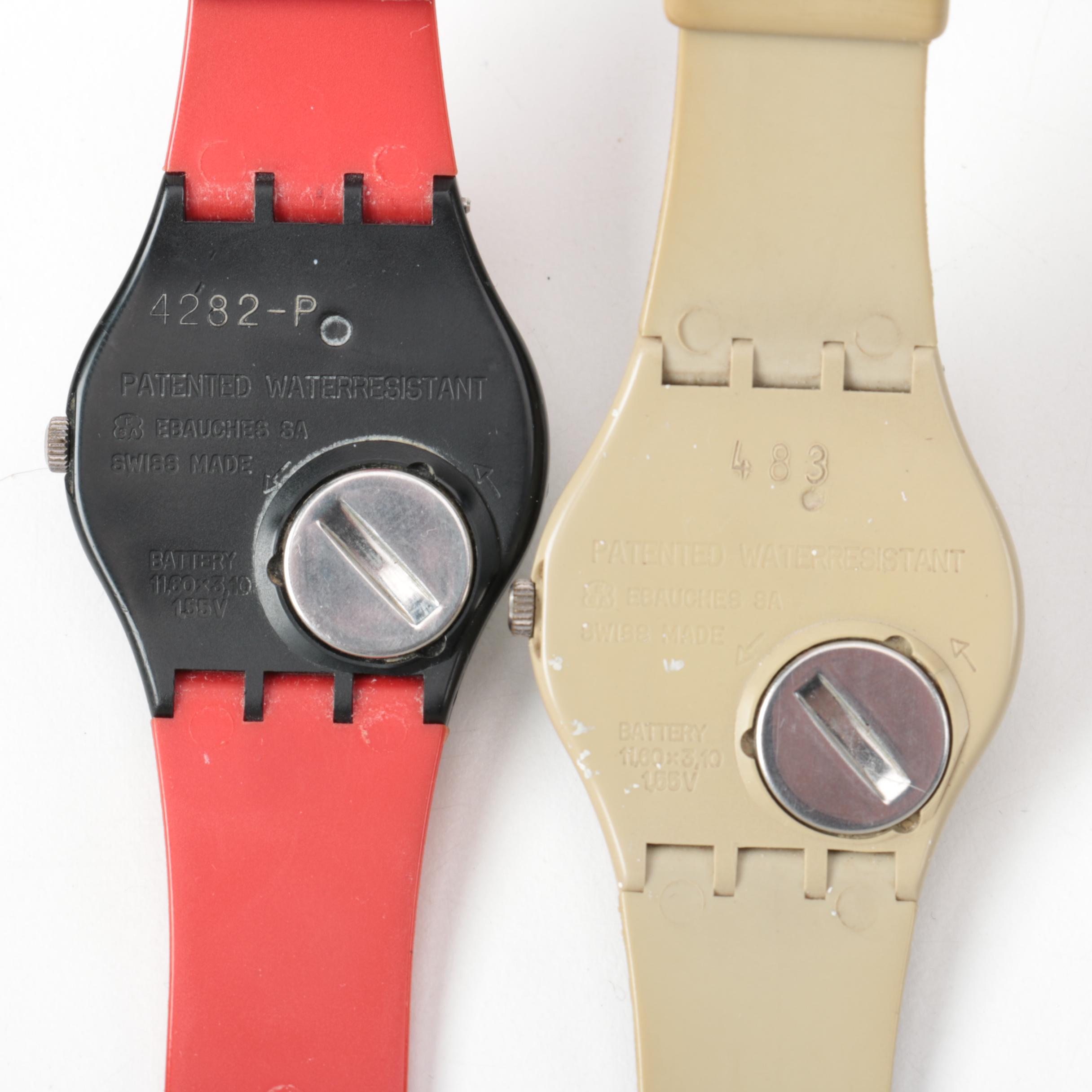 Pair of Swatch Analog Watches