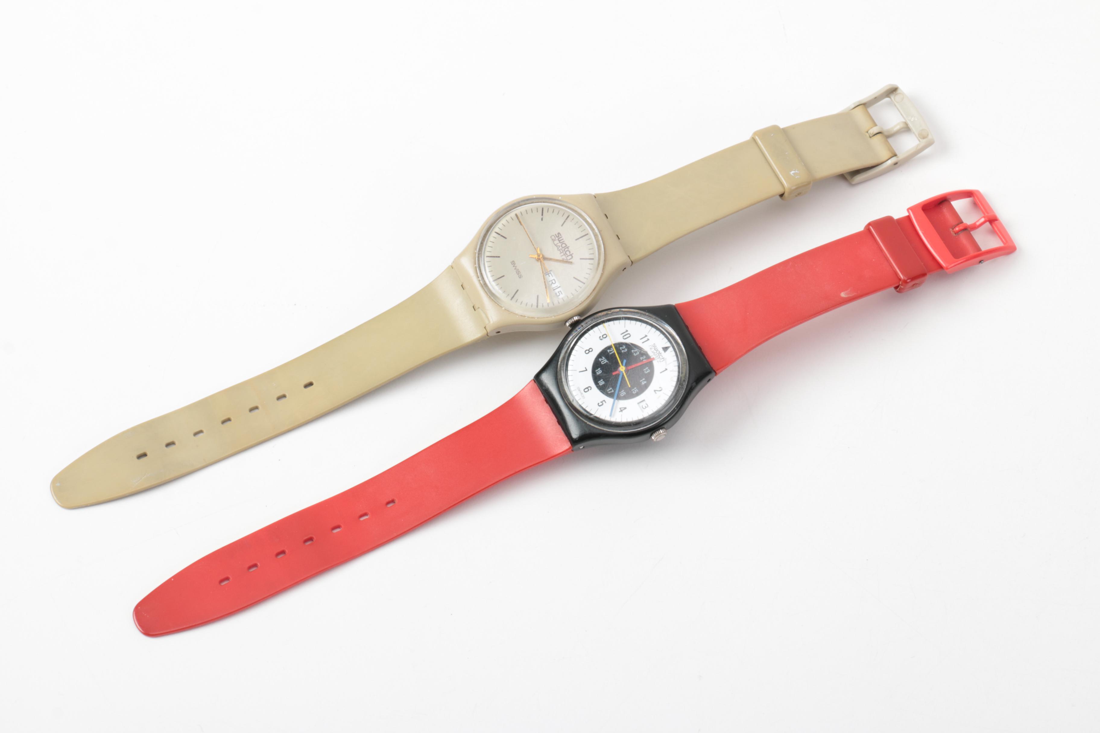 Pair of Swatch Analog Watches