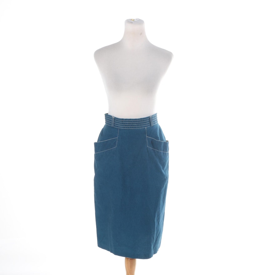 Women's Vintage Denim Skirt