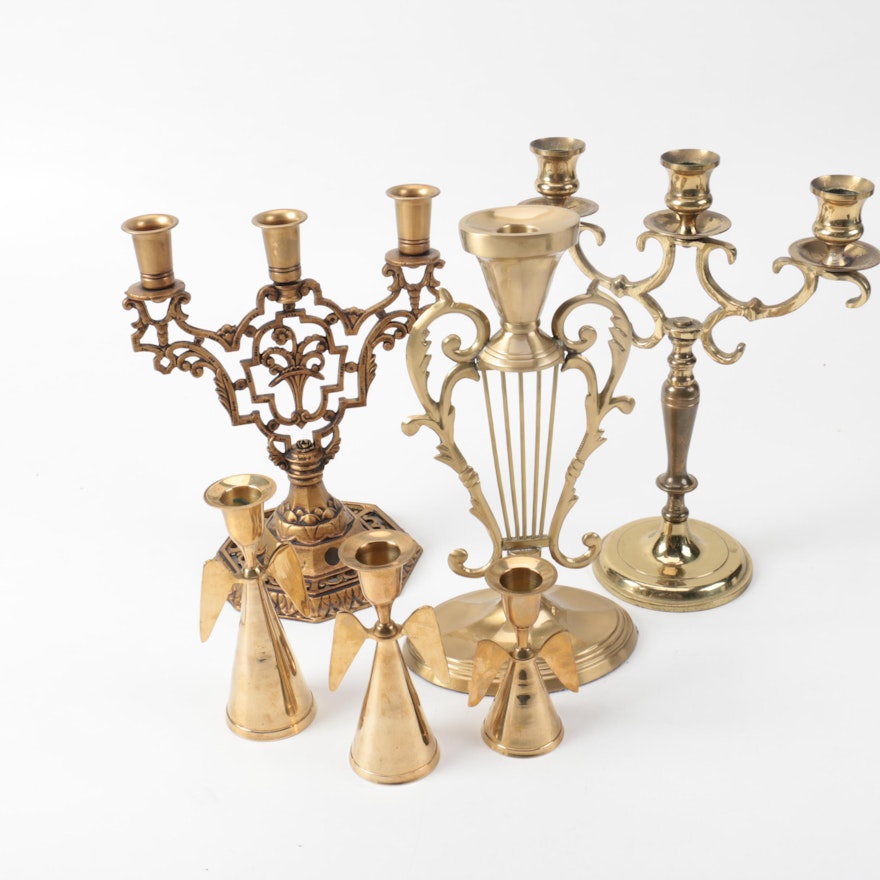 Brass Candle Holders